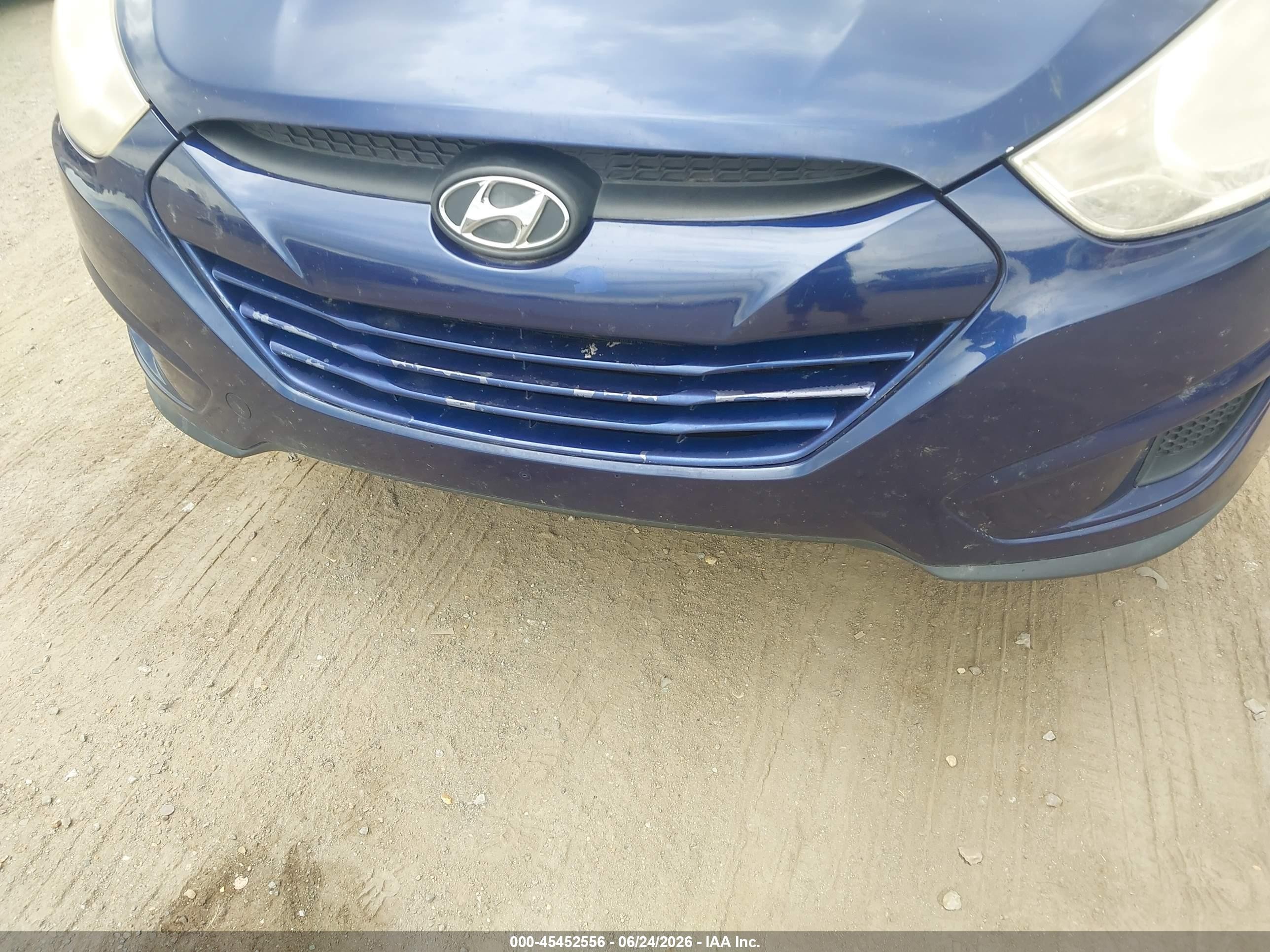 2011 Hyundai Tucson Gls Blue vin: KM8JU3AC5BU122427