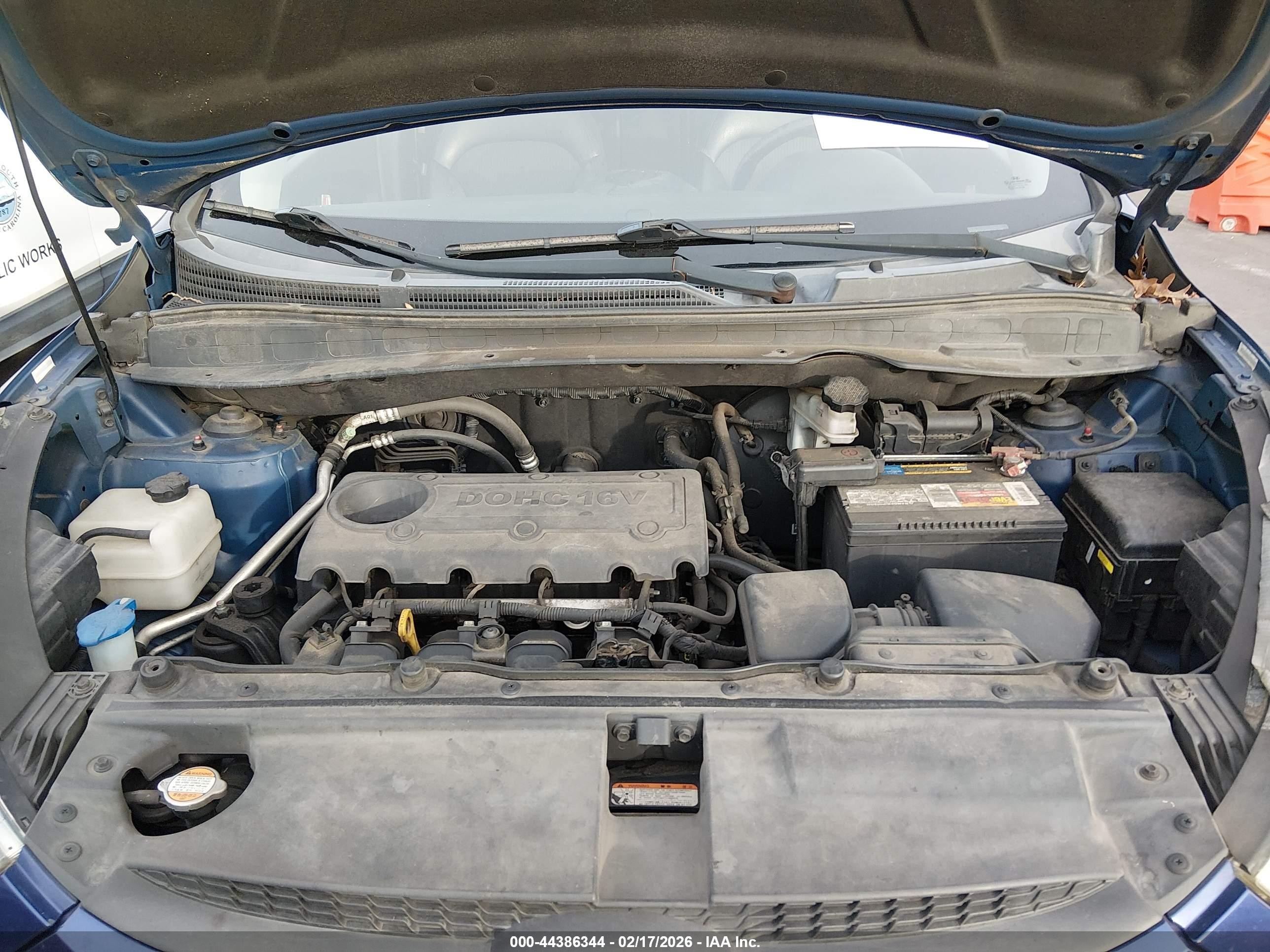 2011 Hyundai Tucson Gls Blue vin: KM8JU3AC5BU136697