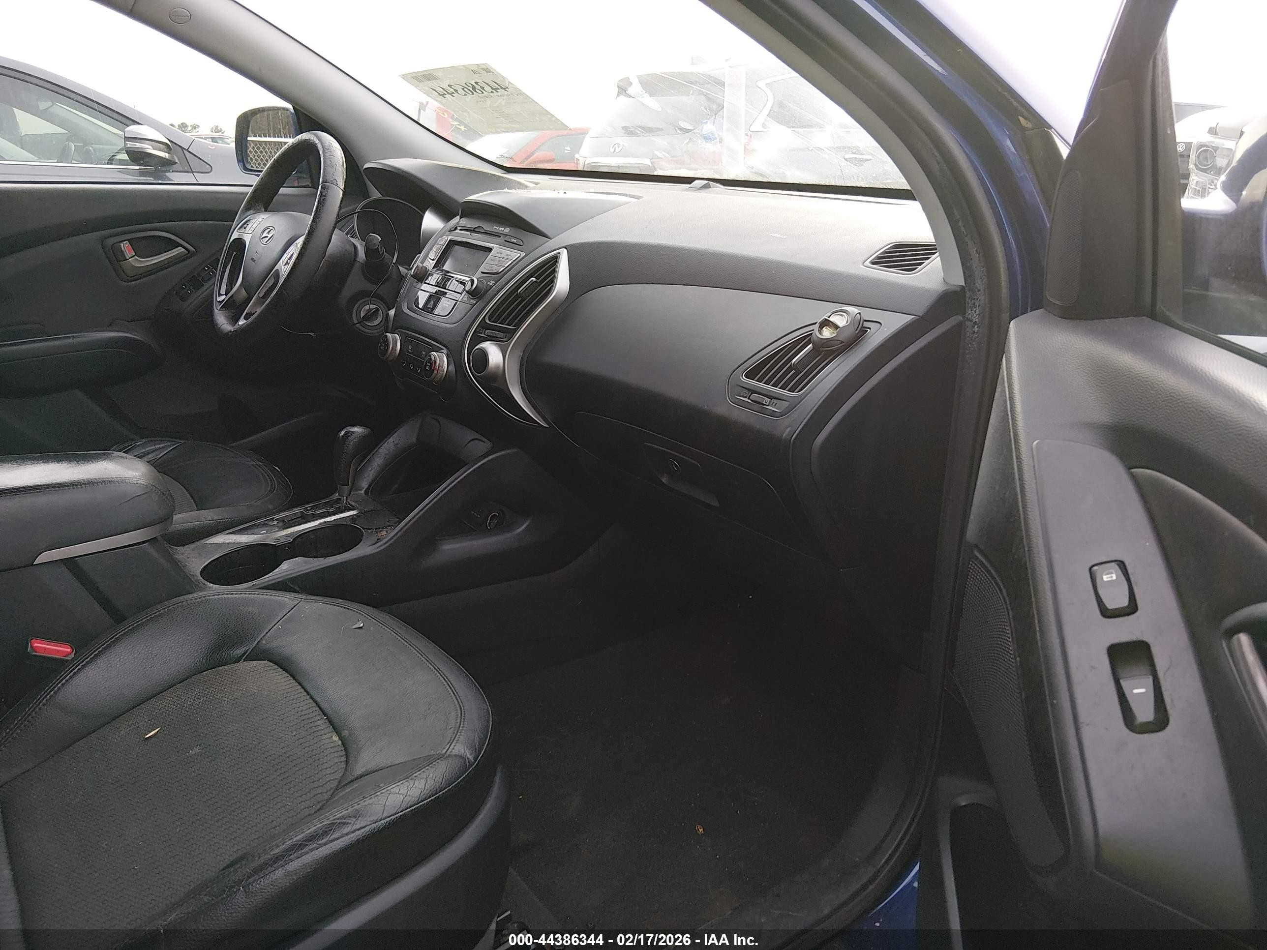2011 Hyundai Tucson Gls Blue vin: KM8JU3AC5BU136697