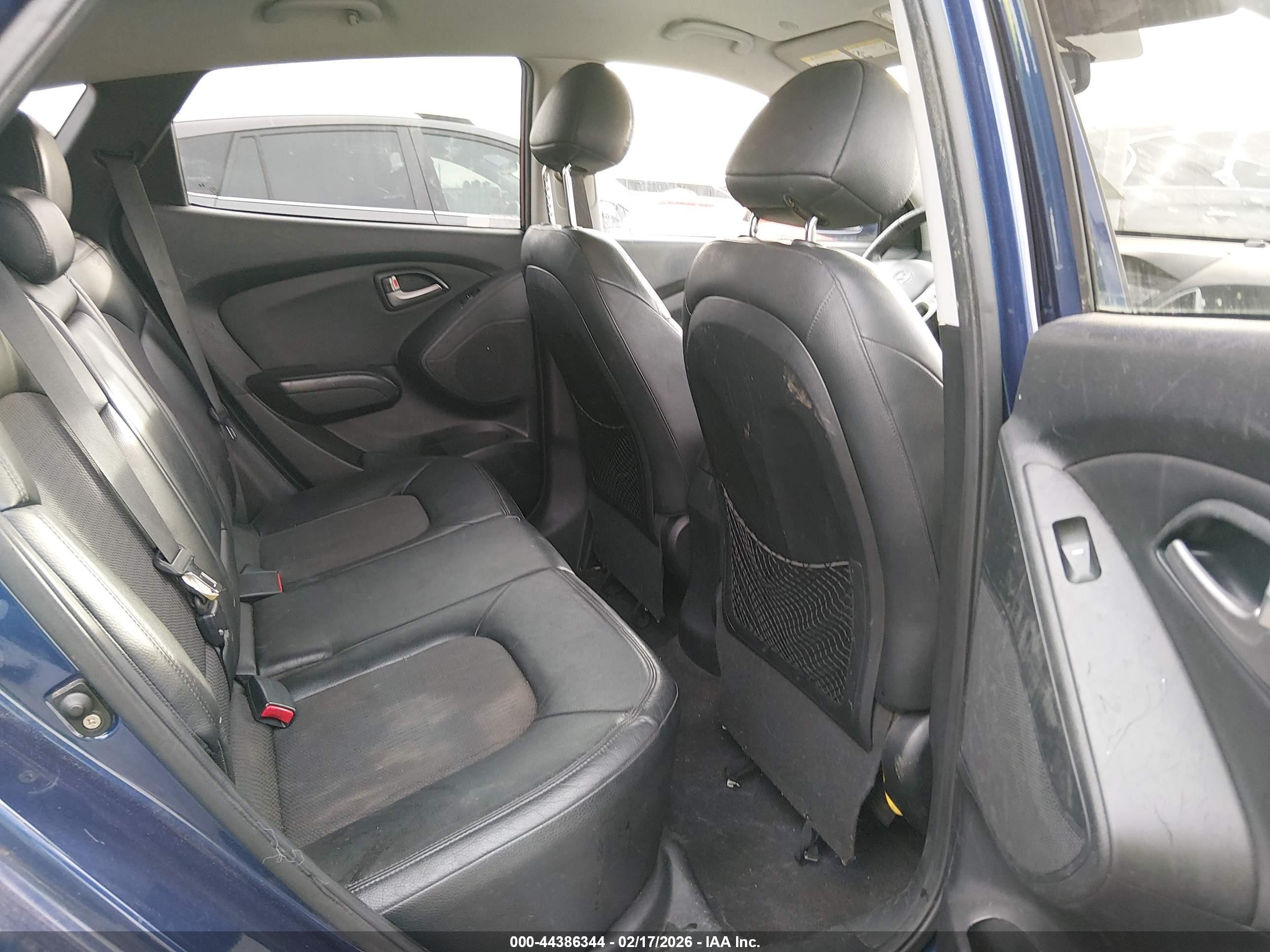 2011 Hyundai Tucson Gls Blue vin: KM8JU3AC5BU136697