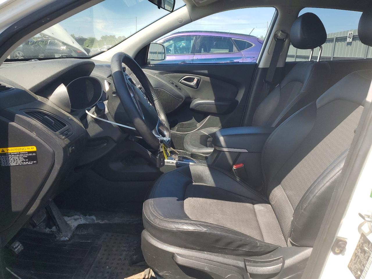 2011 Hyundai Tucson Gls White vin: KM8JU3AC5BU187827