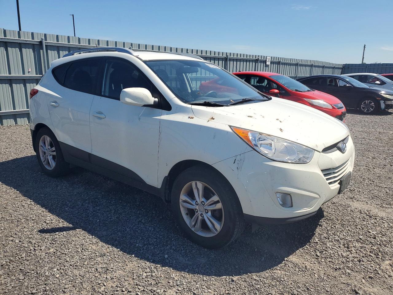 2011 Hyundai Tucson Gls White vin: KM8JU3AC5BU187827