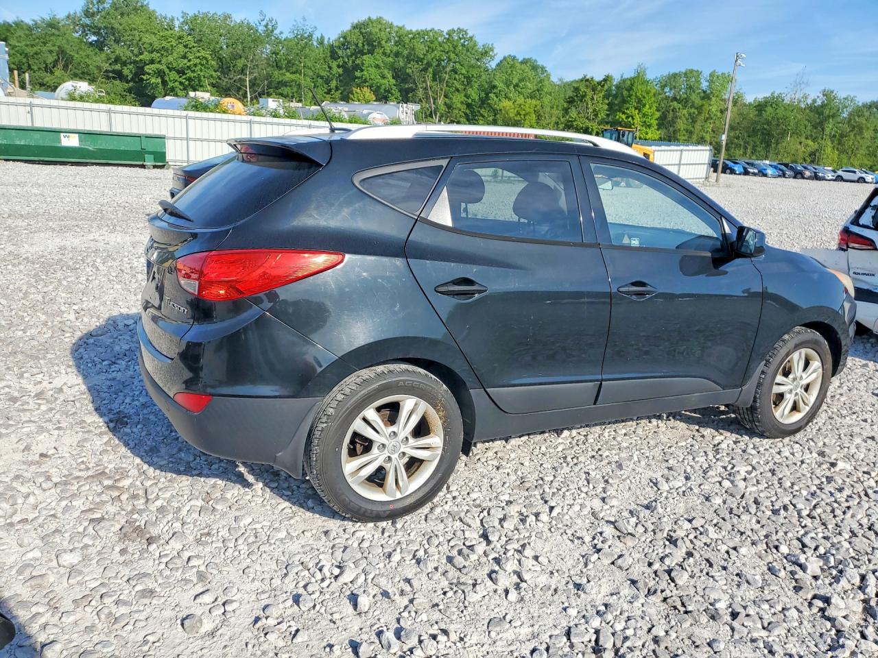 2011 Hyundai Tucson Gls Black vin: KM8JU3AC5BU190596