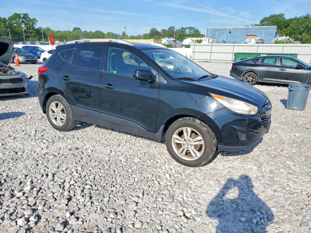 2011 Hyundai Tucson Gls Black vin: KM8JU3AC5BU190596