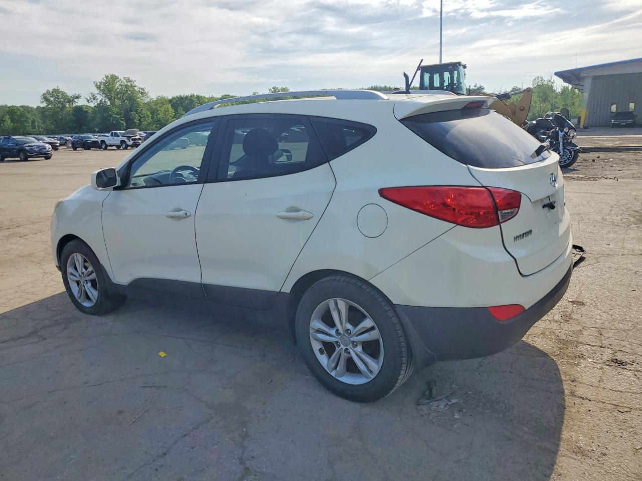 2011 Hyundai Tucson Gls White vin: KM8JU3AC5BU193398