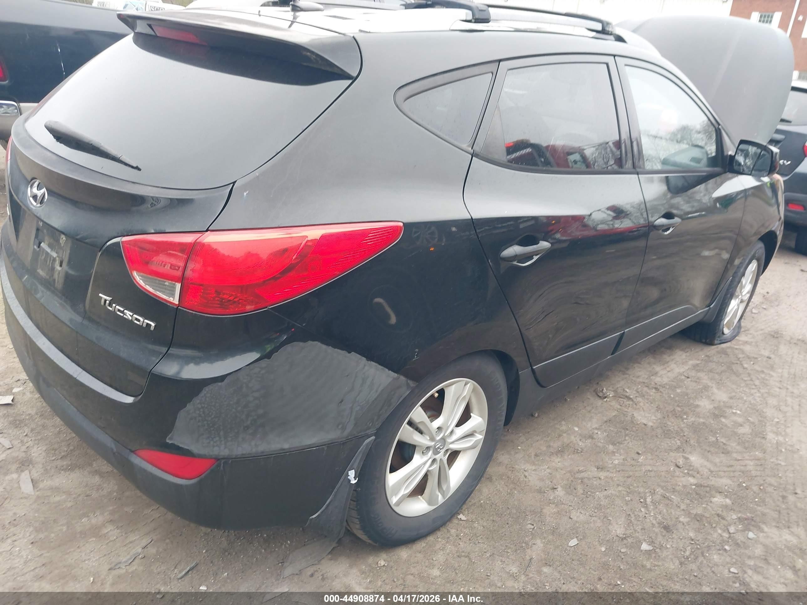 2011 Hyundai Tucson Gls Черный vin: KM8JU3AC5BU198102
