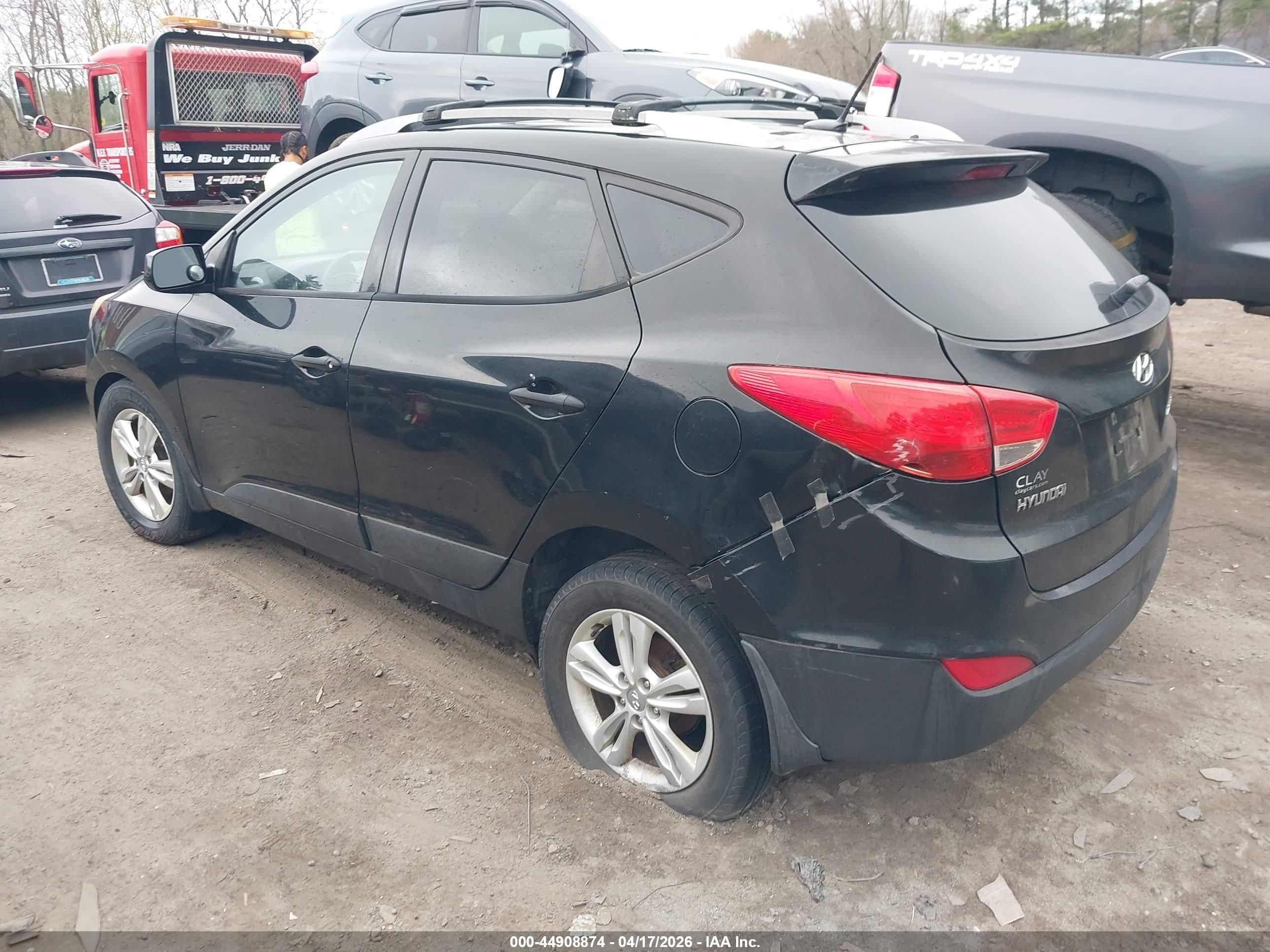 2011 Hyundai Tucson Gls Черный vin: KM8JU3AC5BU198102