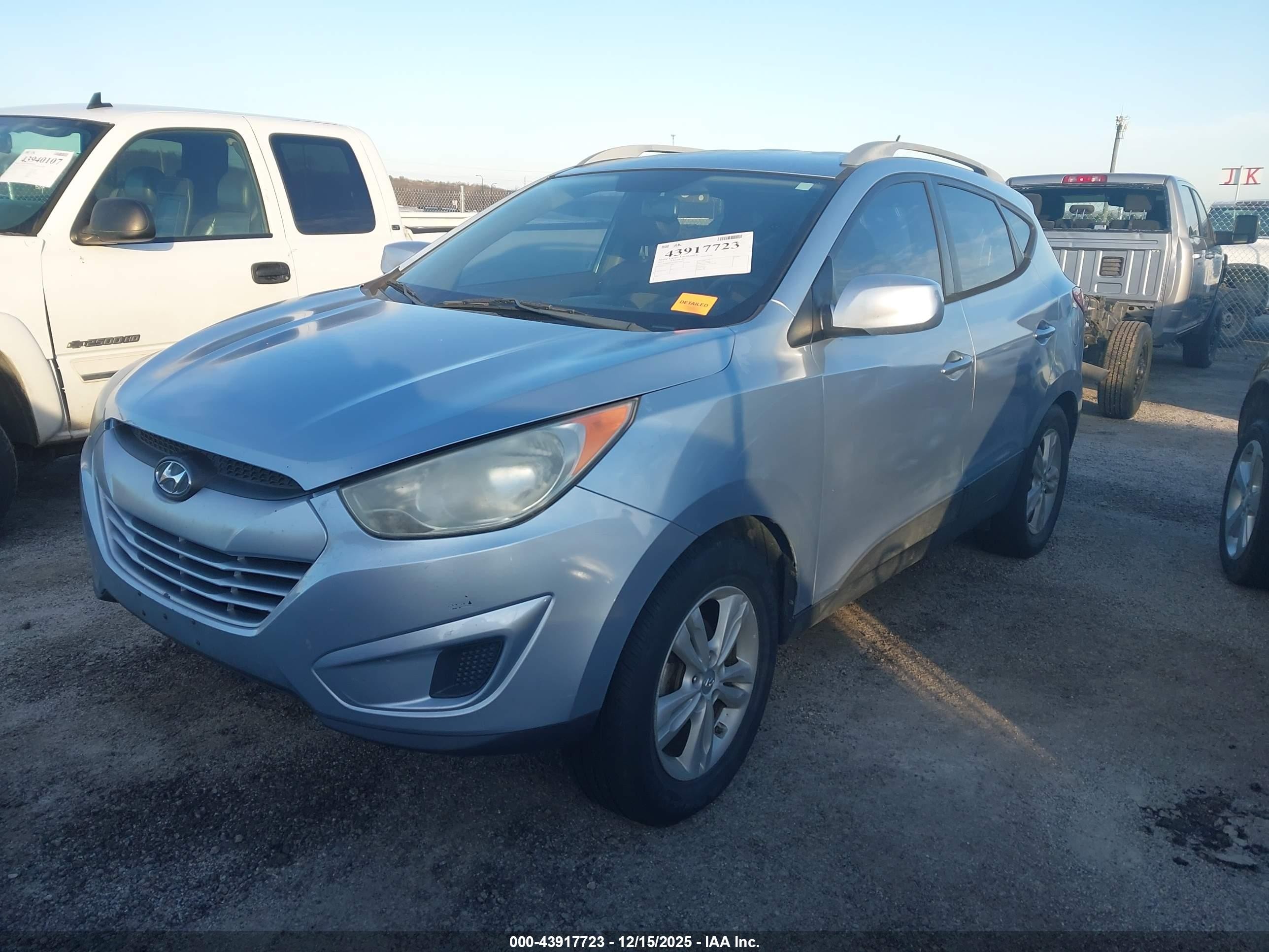 2011 Hyundai Tucson Gls Silver vin: KM8JU3AC5BU198861