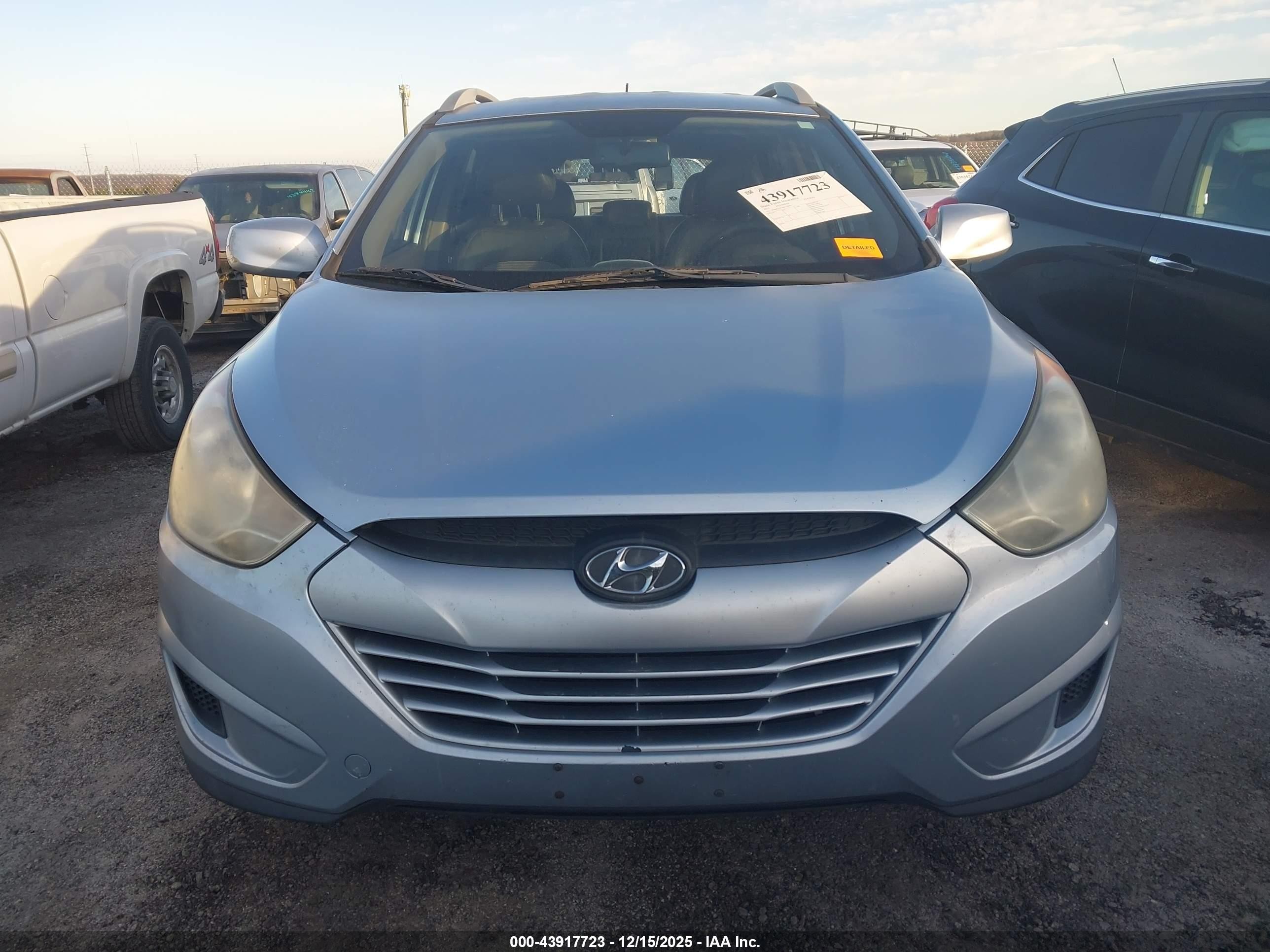 2011 Hyundai Tucson Gls Silver vin: KM8JU3AC5BU198861