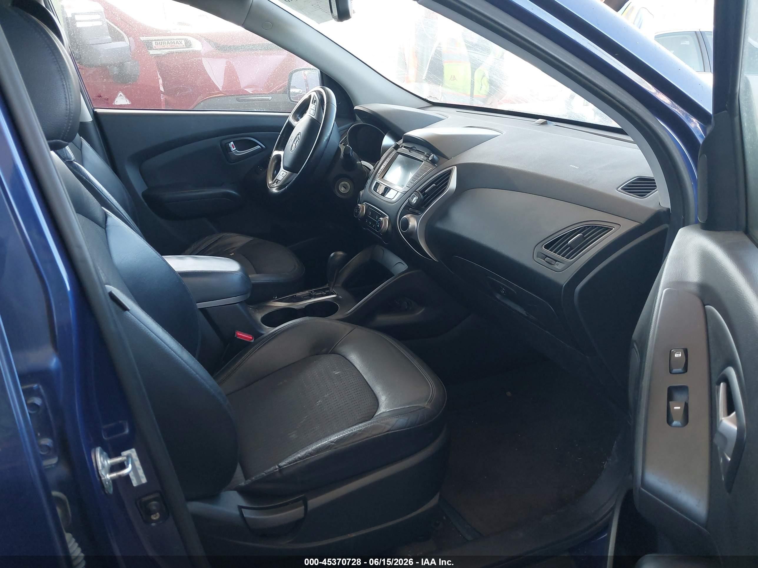 2011 Hyundai Tucson Gls Blue vin: KM8JU3AC5BU203413