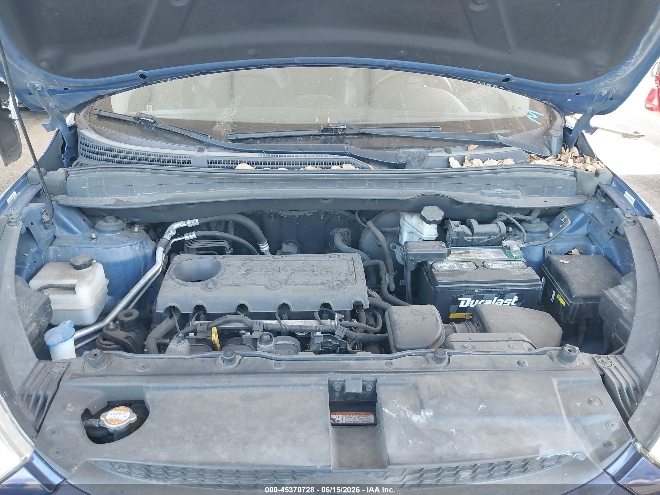 2011 Hyundai Tucson Gls Blue vin: KM8JU3AC5BU203413