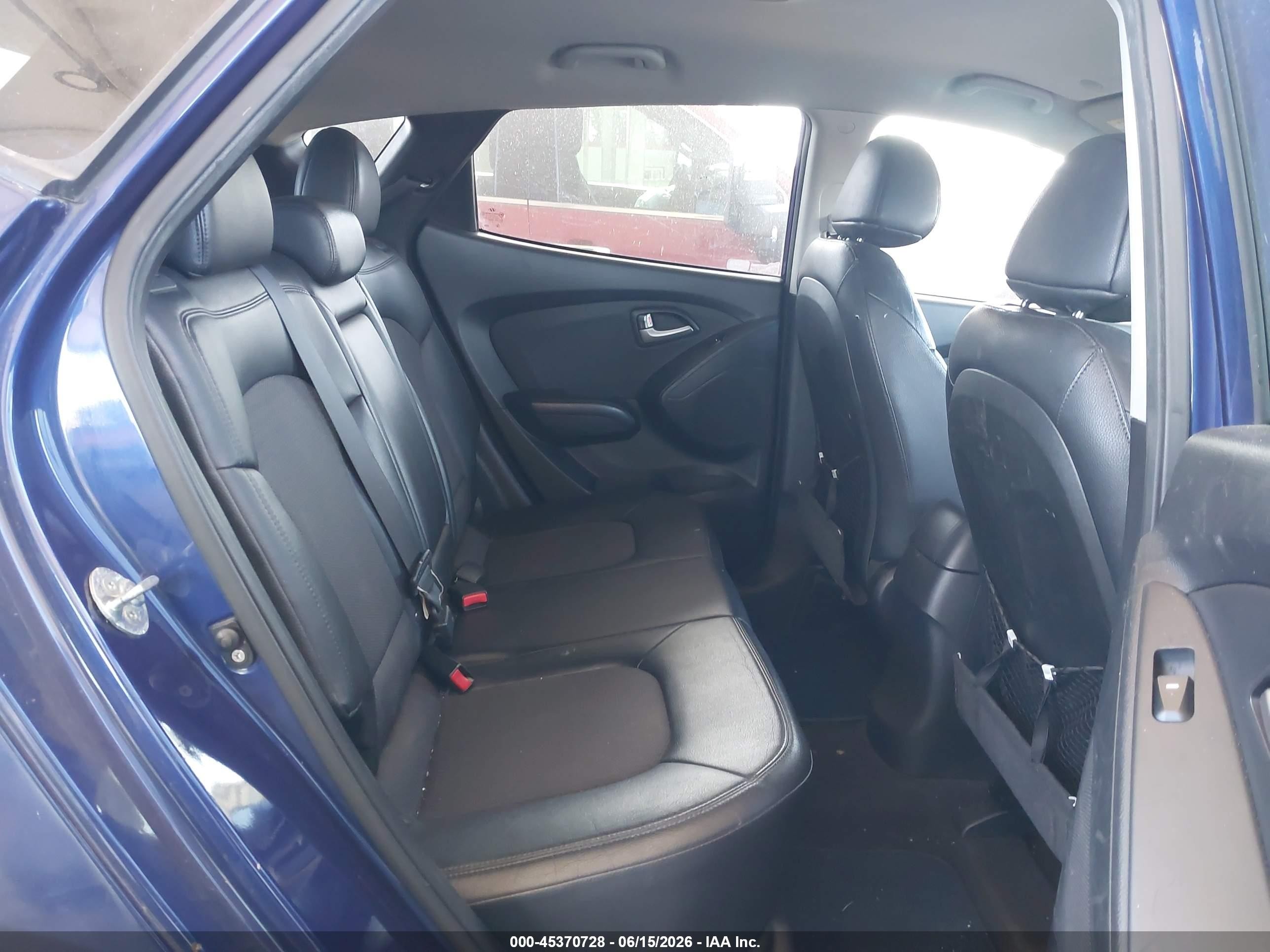 2011 Hyundai Tucson Gls Blue vin: KM8JU3AC5BU203413