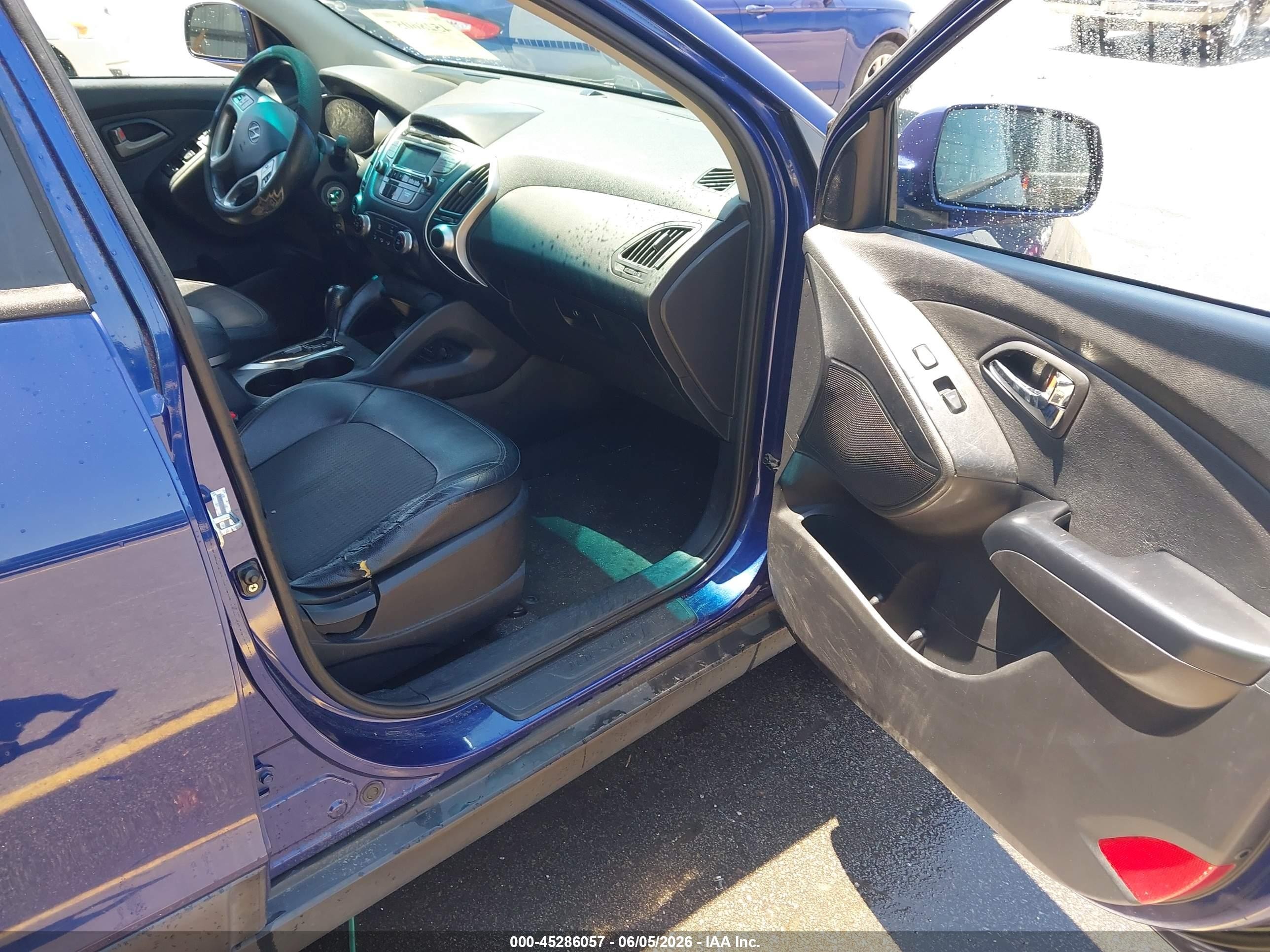 2011 Hyundai Tucson Gls Blue vin: KM8JU3AC5BU284803
