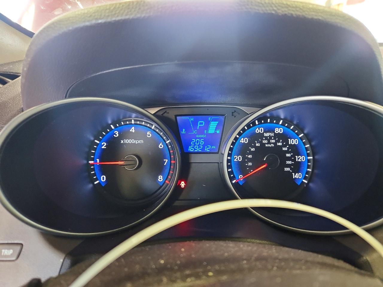 2012 Hyundai Tucson Limited Red vin: KM8JU3AC5CU343608