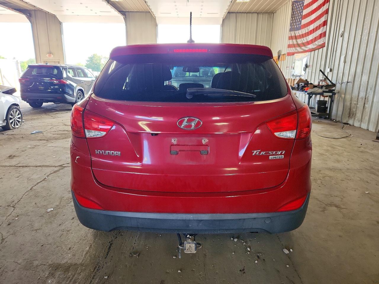 2012 Hyundai Tucson Limited Red vin: KM8JU3AC5CU343608