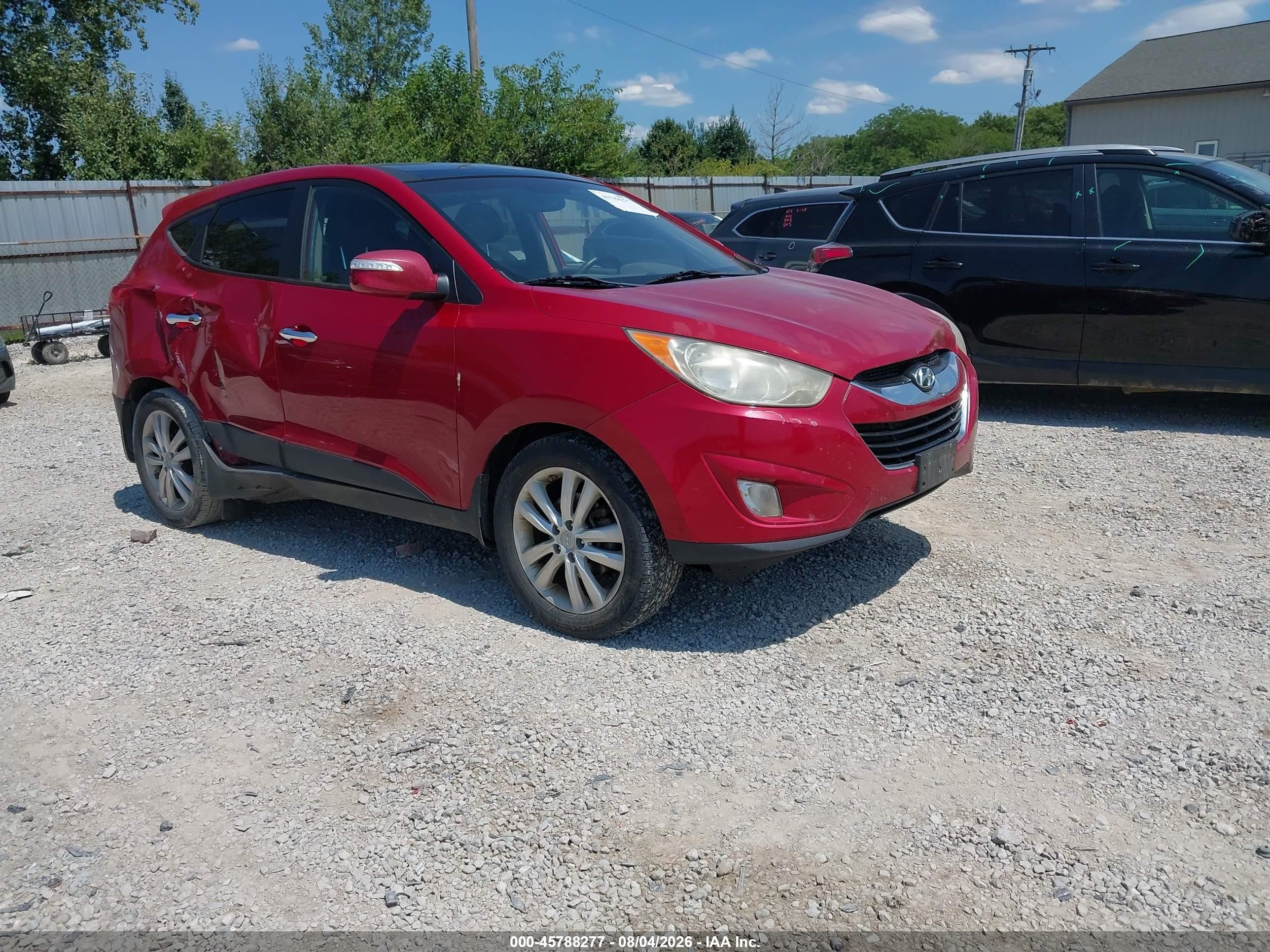 2012 Hyundai Tucson Limited Red vin: KM8JU3AC5CU372705
