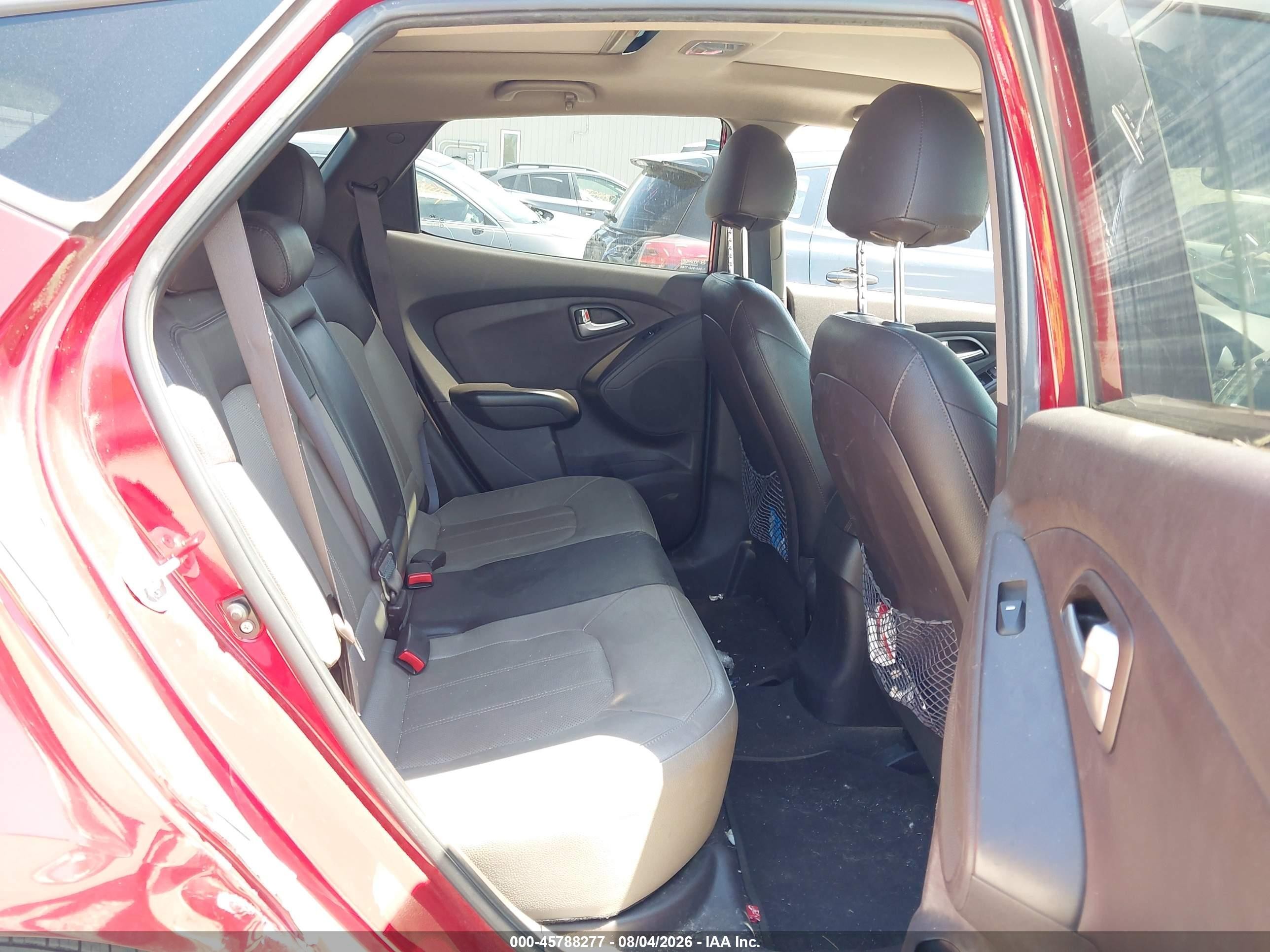 2012 Hyundai Tucson Limited Red vin: KM8JU3AC5CU372705