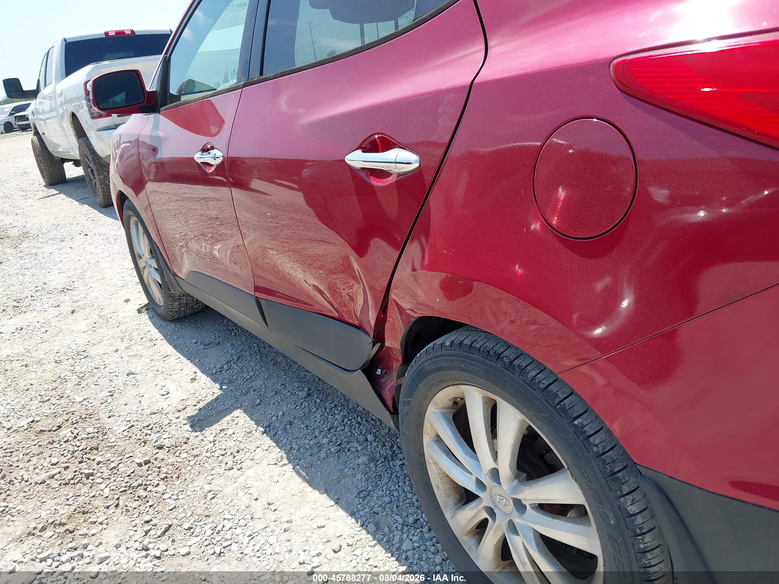 2012 Hyundai Tucson Limited Red vin: KM8JU3AC5CU372705