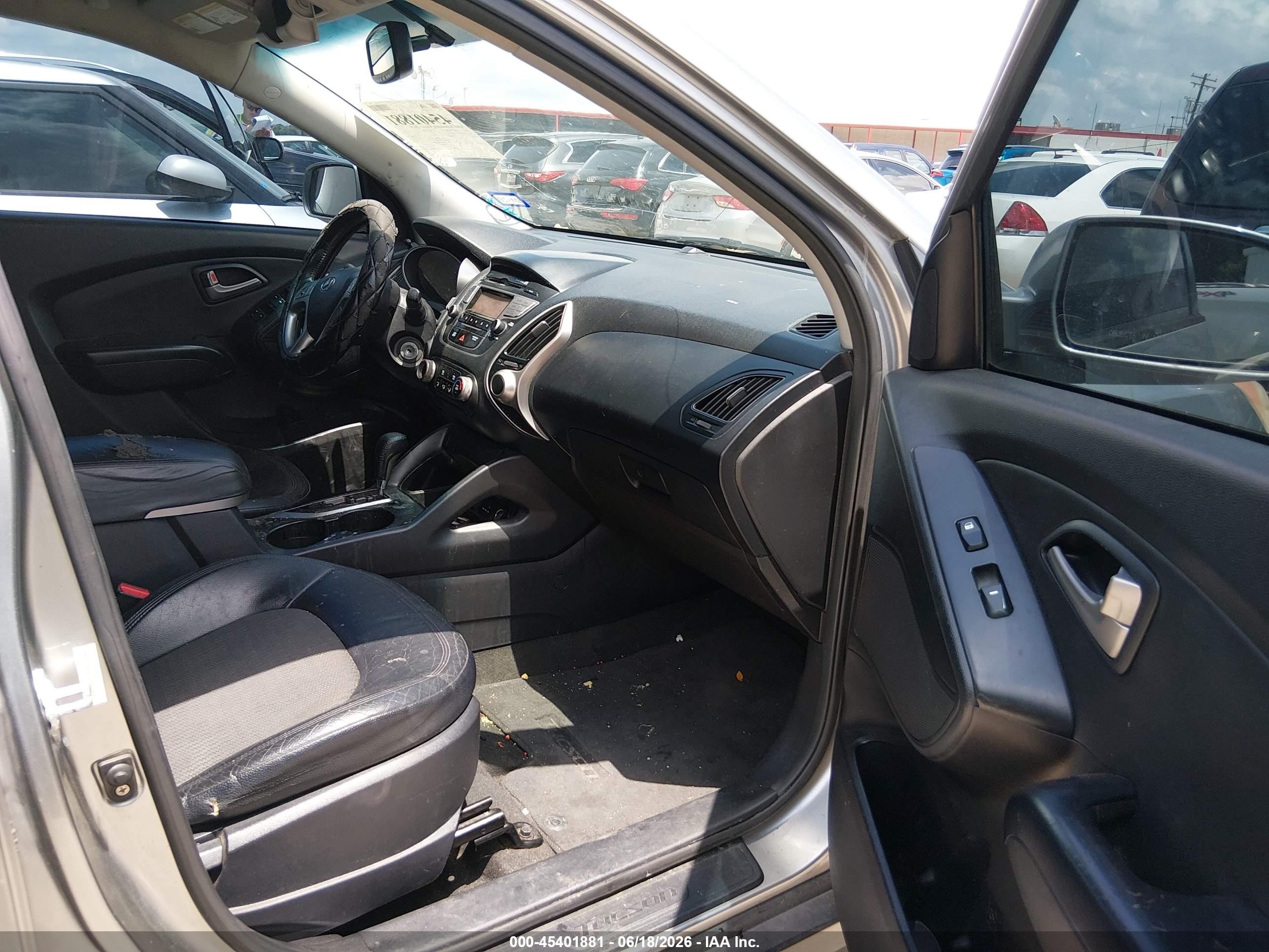 2012 Hyundai Tucson Gls Silver vin: KM8JU3AC5CU374762