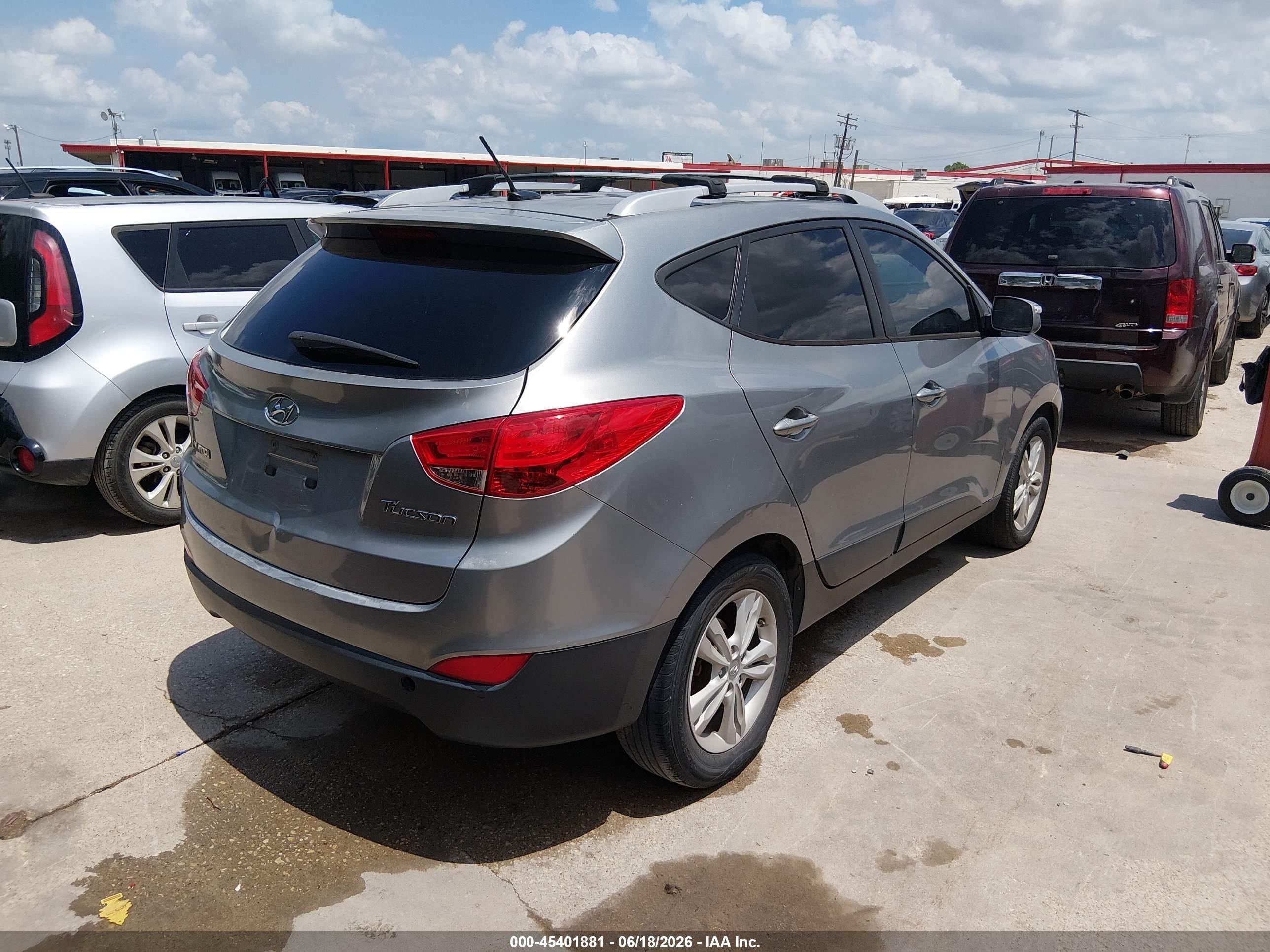 2012 Hyundai Tucson Gls Silver vin: KM8JU3AC5CU374762