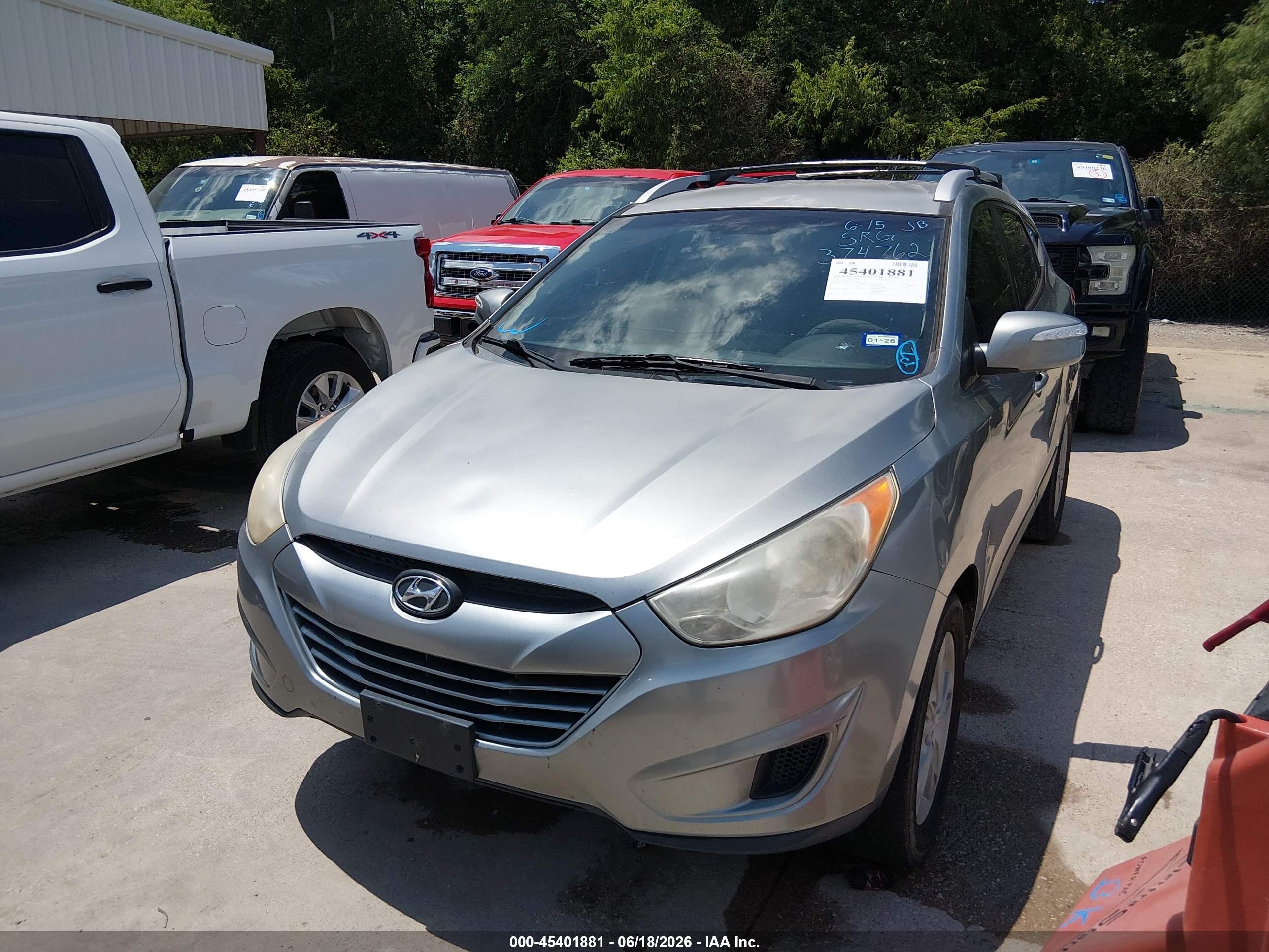 2012 Hyundai Tucson Gls Silver vin: KM8JU3AC5CU374762