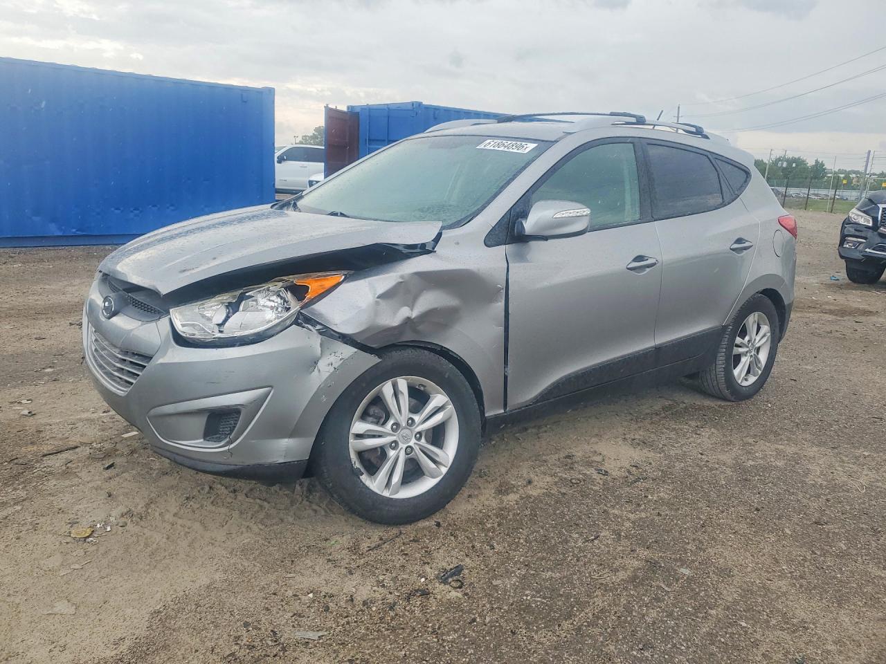 2012 Hyundai Tucson Gls Silver vin: KM8JU3AC5CU404214