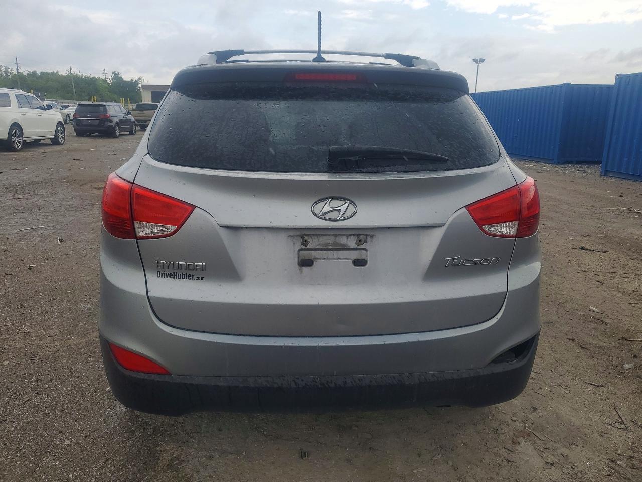 2012 Hyundai Tucson Gls Silver vin: KM8JU3AC5CU404214
