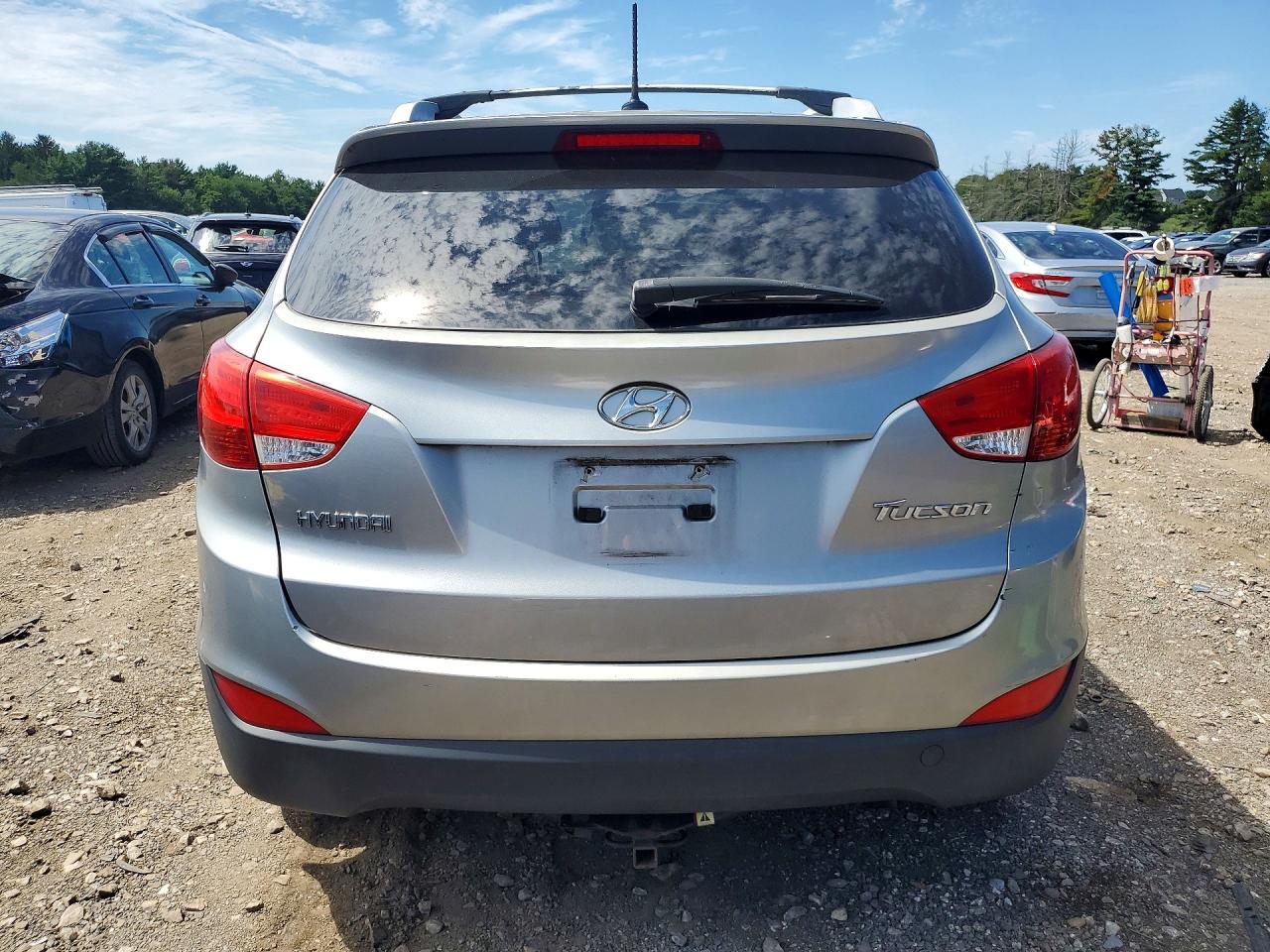 2012 Hyundai Tucson Gls Silver vin: KM8JU3AC5CU408182