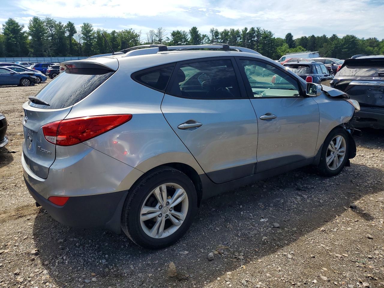 2012 Hyundai Tucson Gls Silver vin: KM8JU3AC5CU408182