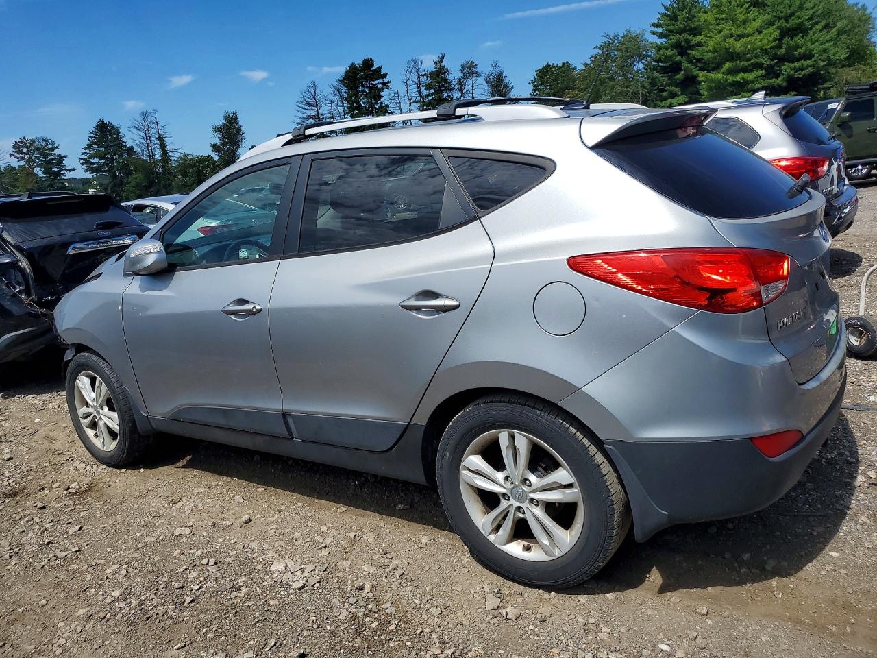2012 Hyundai Tucson Gls Silver vin: KM8JU3AC5CU408182