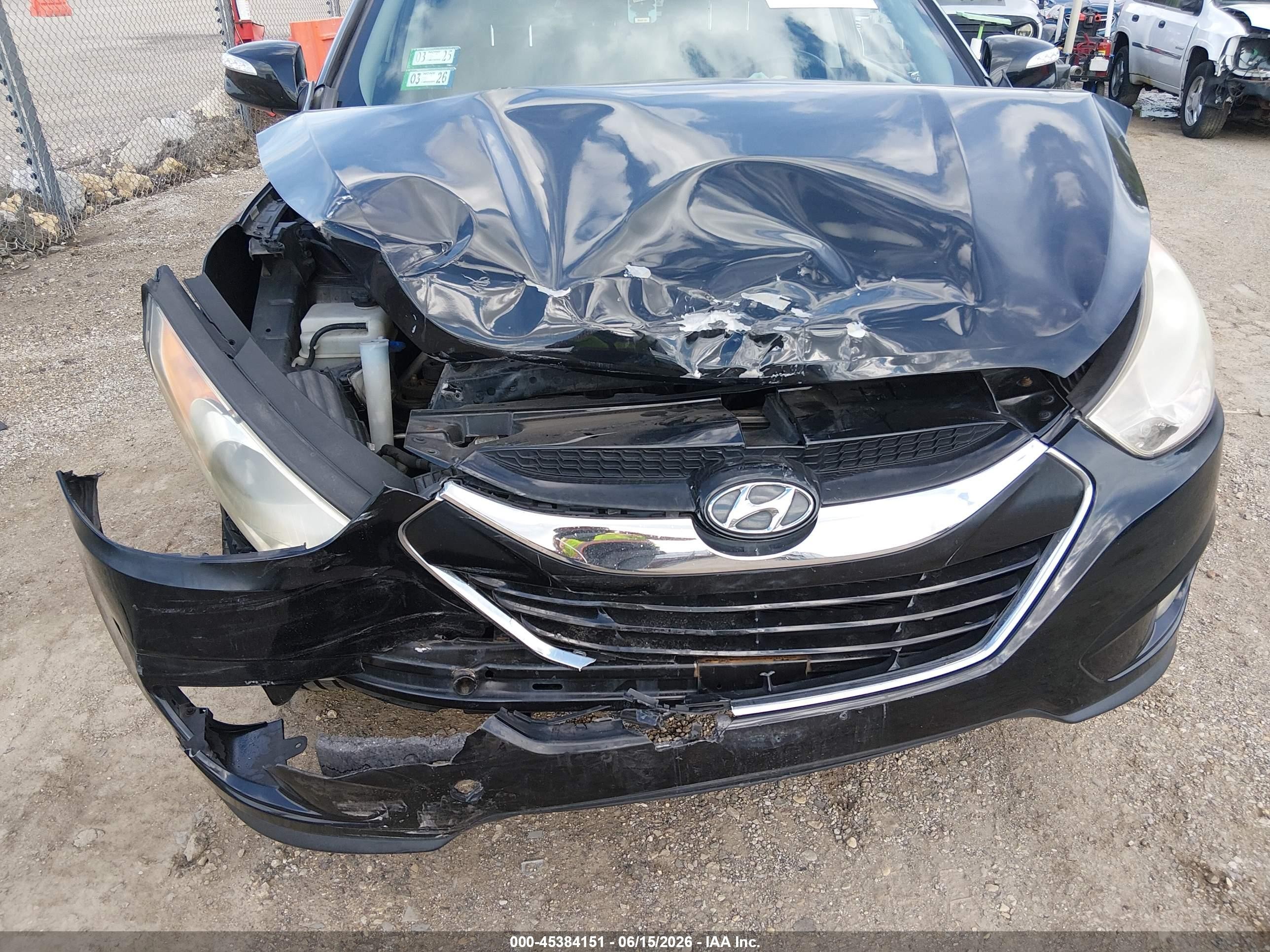 2012 Hyundai Tucson Limited Black vin: KM8JU3AC5CU487918