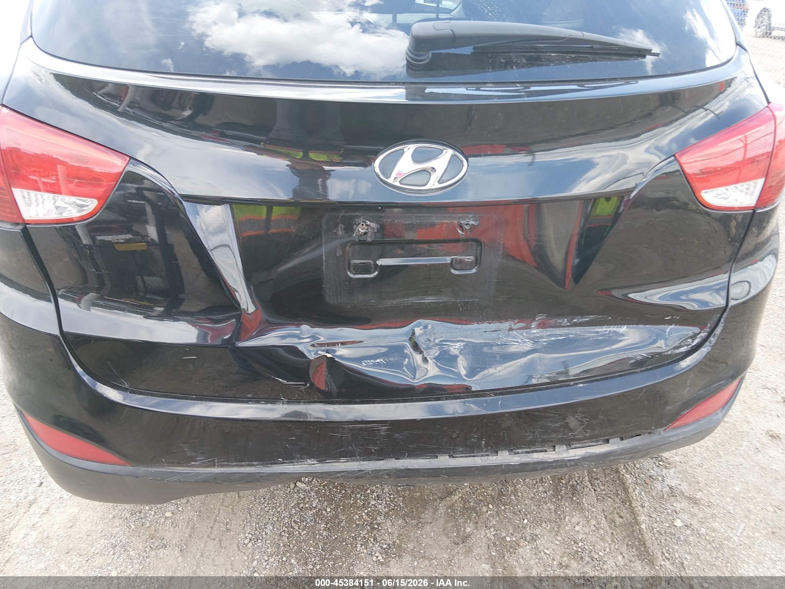 2012 Hyundai Tucson Limited Black vin: KM8JU3AC5CU487918