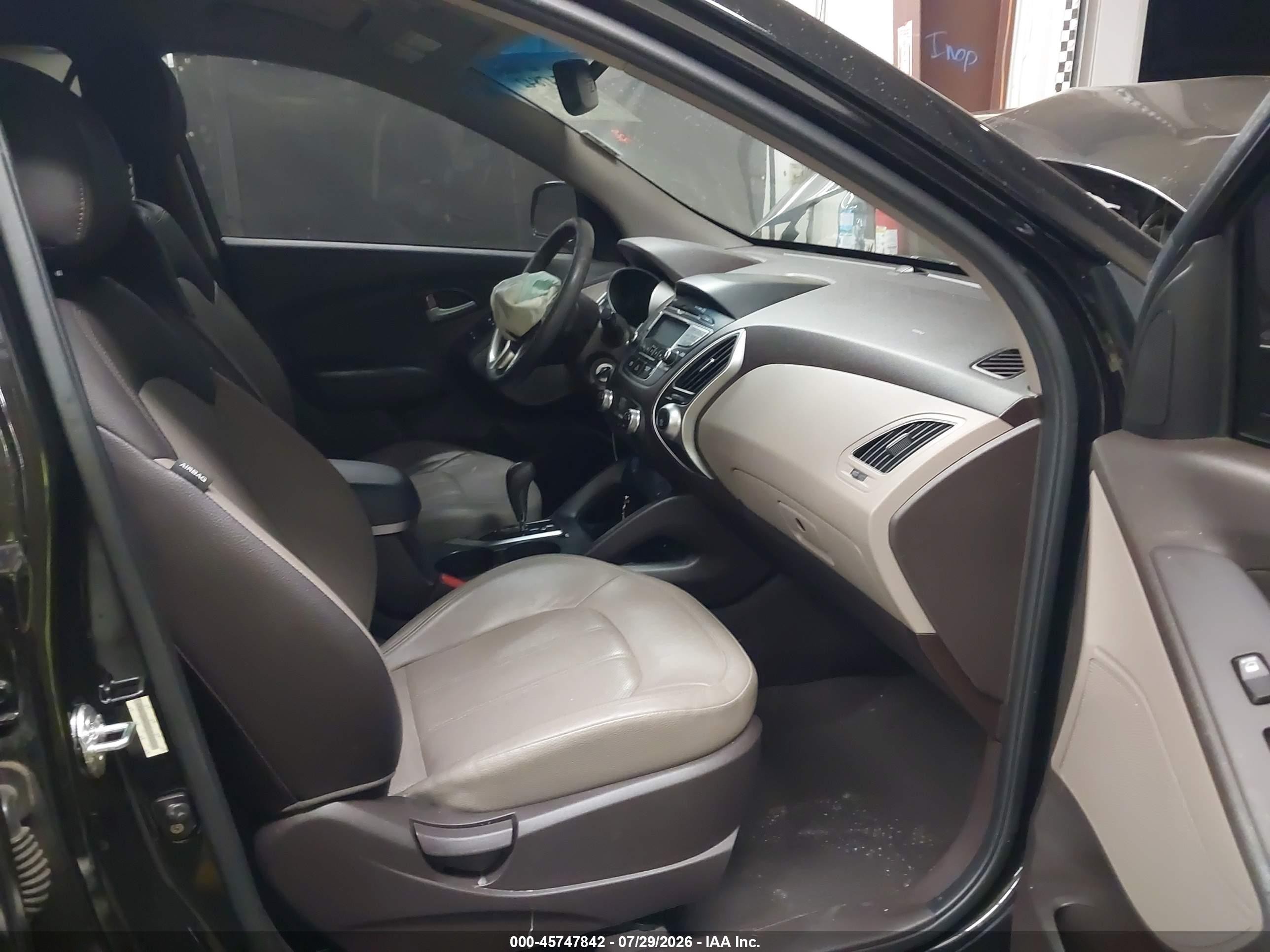 2012 Hyundai Tucson Limited Black vin: KM8JU3AC5CU524269