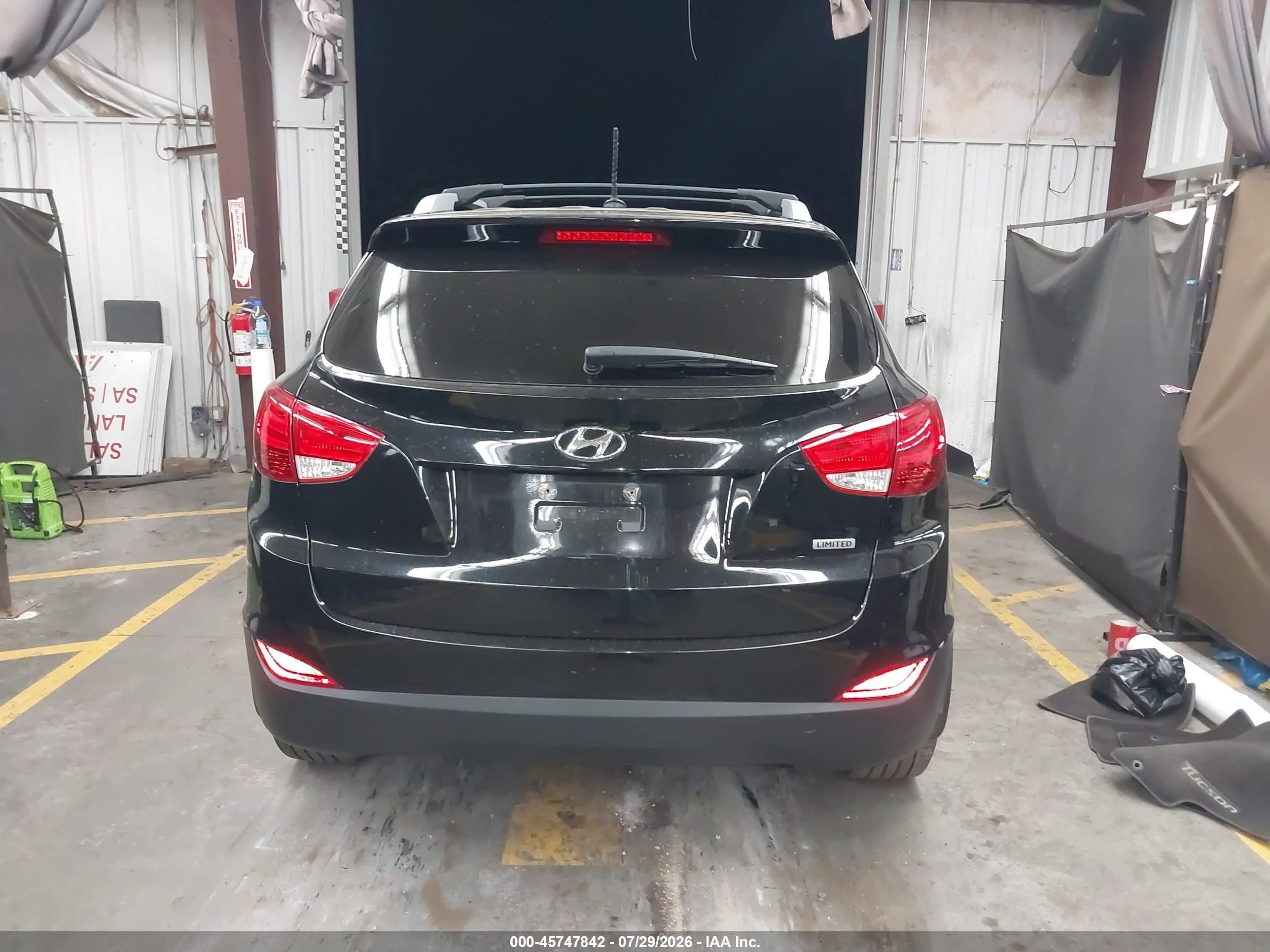 2012 Hyundai Tucson Limited Black vin: KM8JU3AC5CU524269