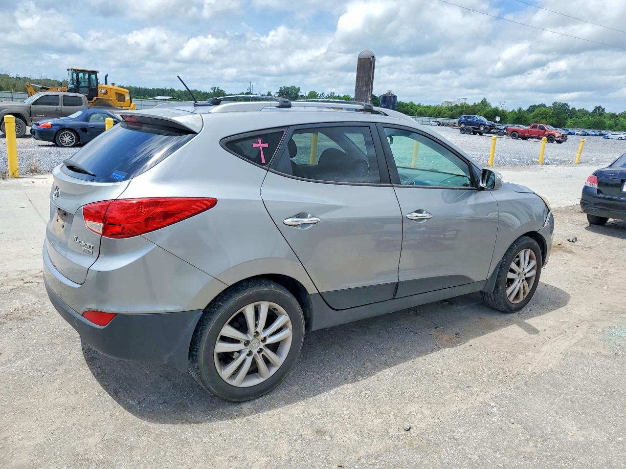 2013 Hyundai Tucson Limited Gray vin: KM8JU3AC5DU550162