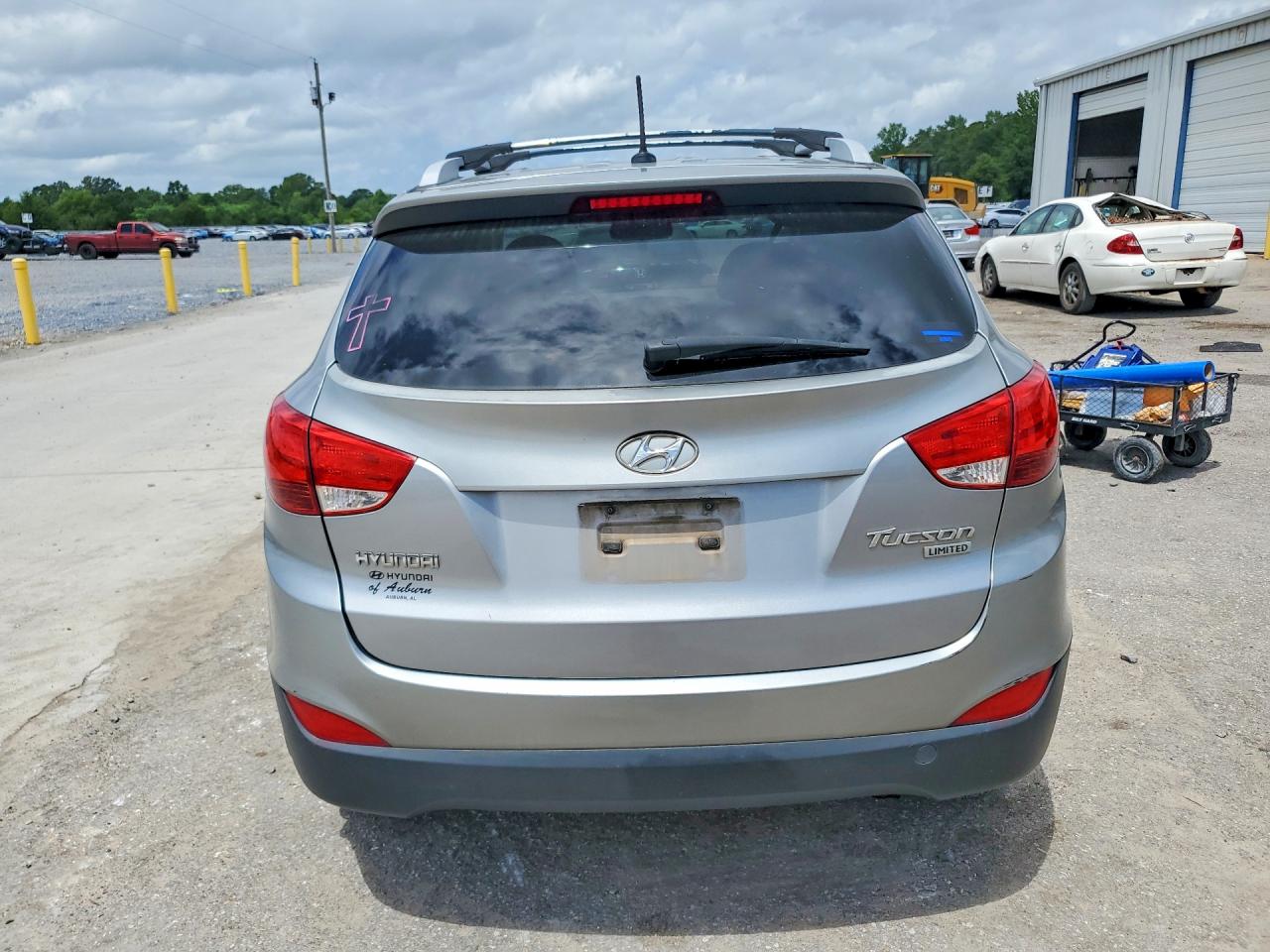 2013 Hyundai Tucson Limited Gray vin: KM8JU3AC5DU550162