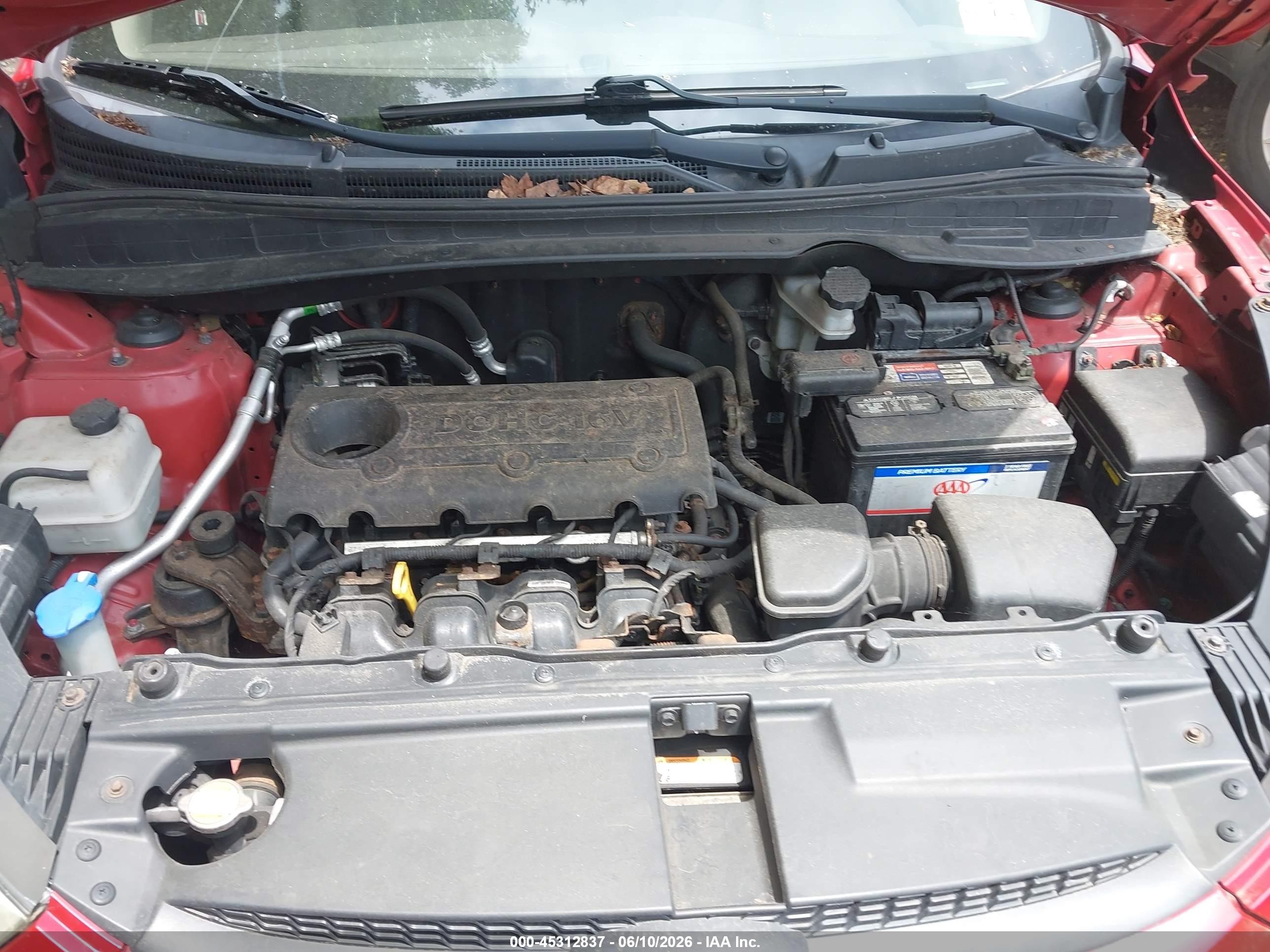 2013 Hyundai Tucson Gls Red vin: KM8JU3AC5DU550288