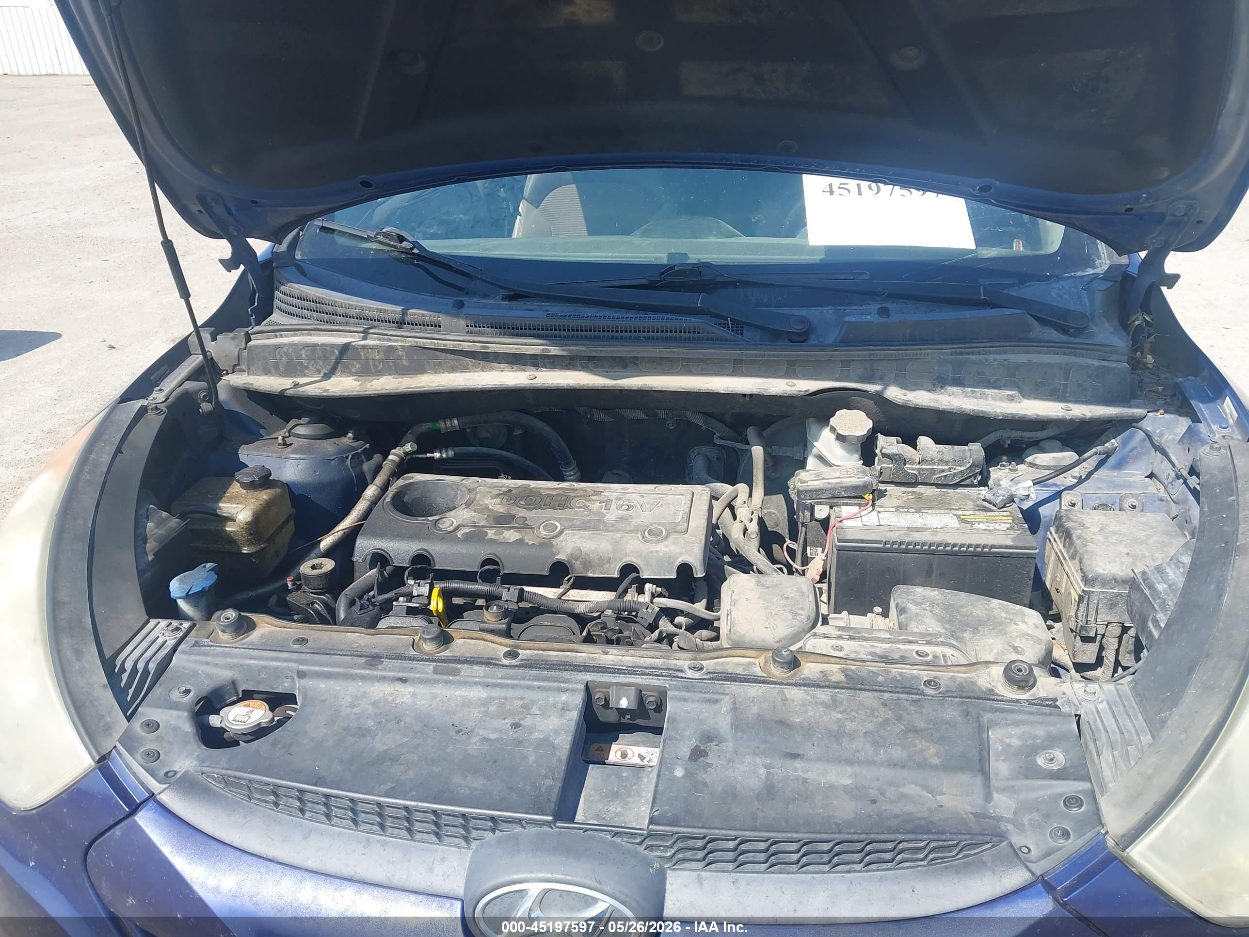 2013 Hyundai Tucson Gls Blue vin: KM8JU3AC5DU562571