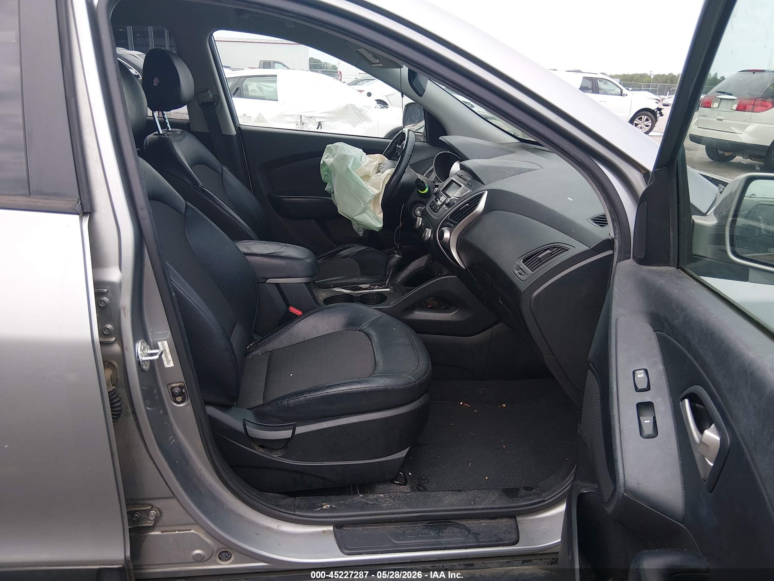 2013 Hyundai Tucson Gls Gray vin: KM8JU3AC5DU573568