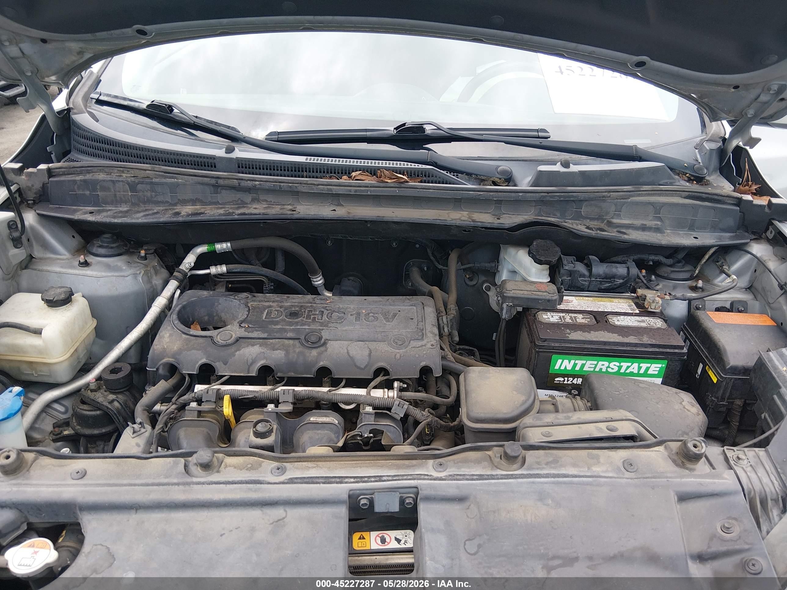 2013 Hyundai Tucson Gls Gray vin: KM8JU3AC5DU573568