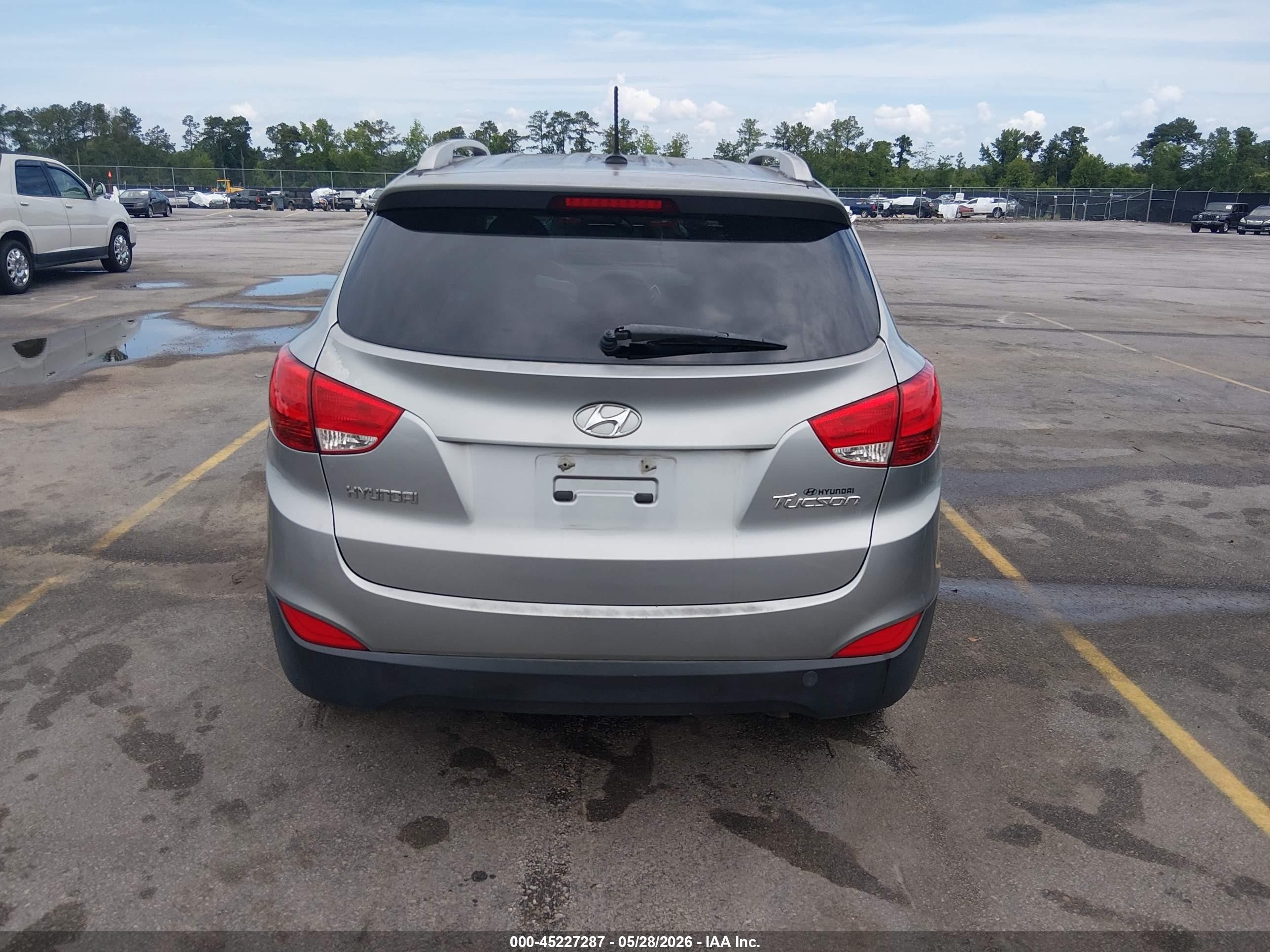 2013 Hyundai Tucson Gls Gray vin: KM8JU3AC5DU573568