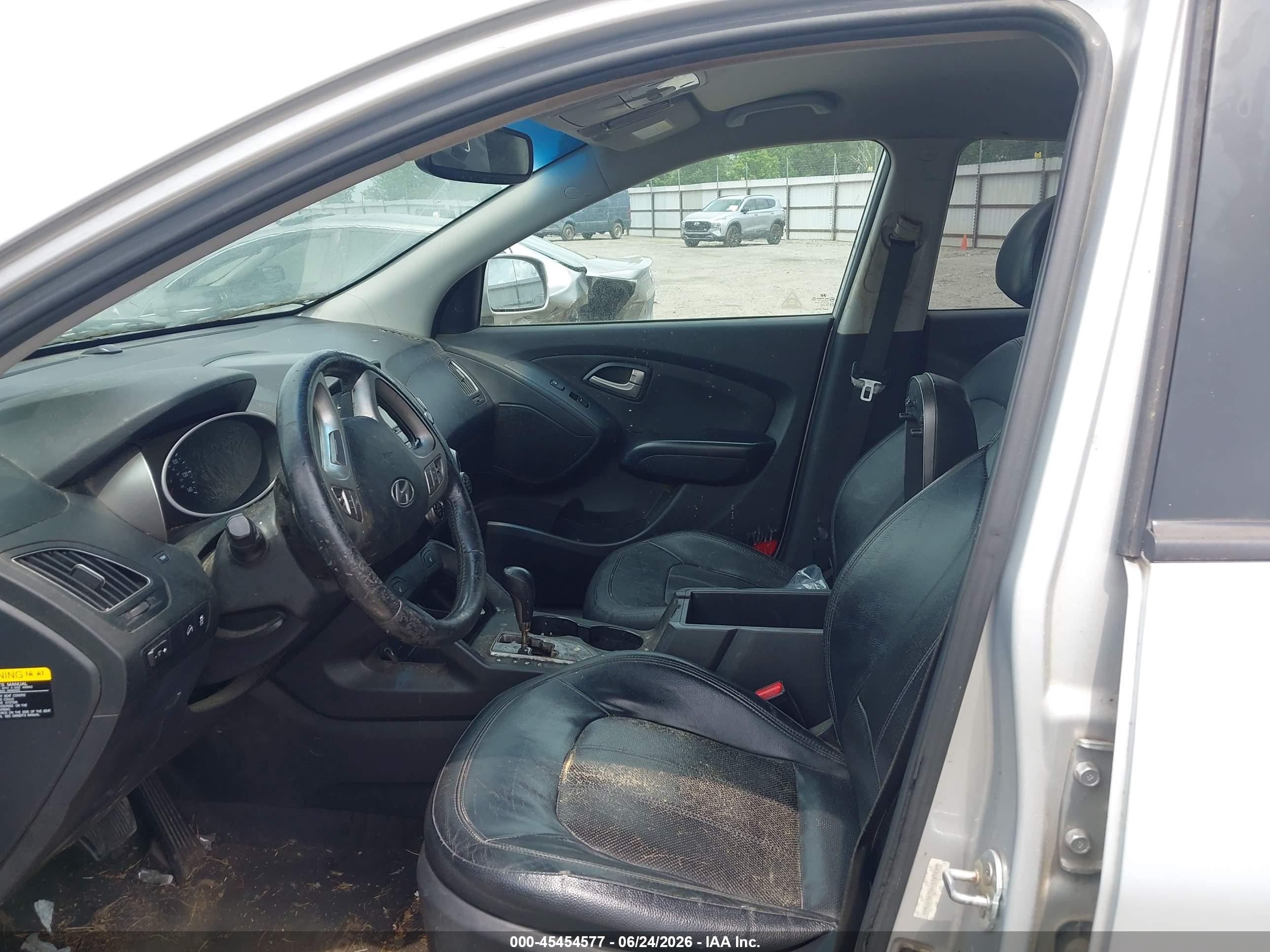 2013 Hyundai Tucson Limited Серебряный vin: KM8JU3AC5DU578043