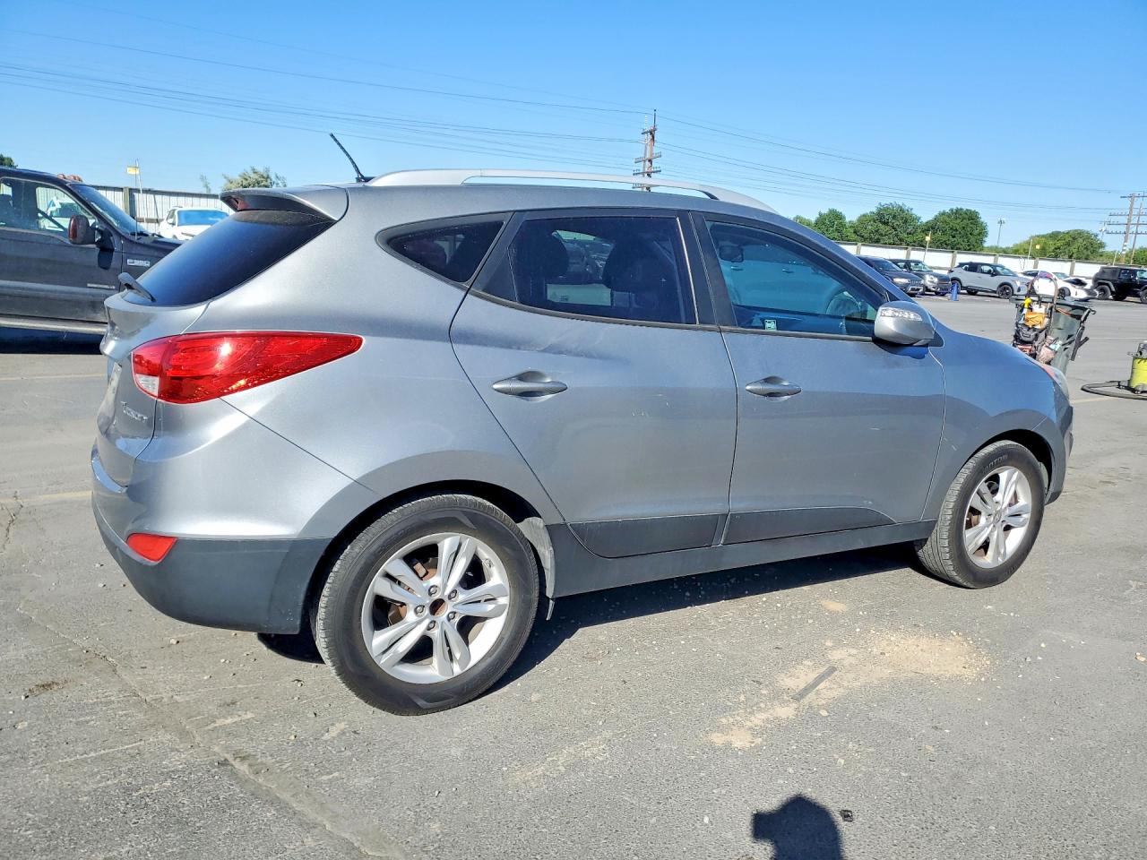 2013 Hyundai Tucson Gls Silver vin: KM8JU3AC5DU638340