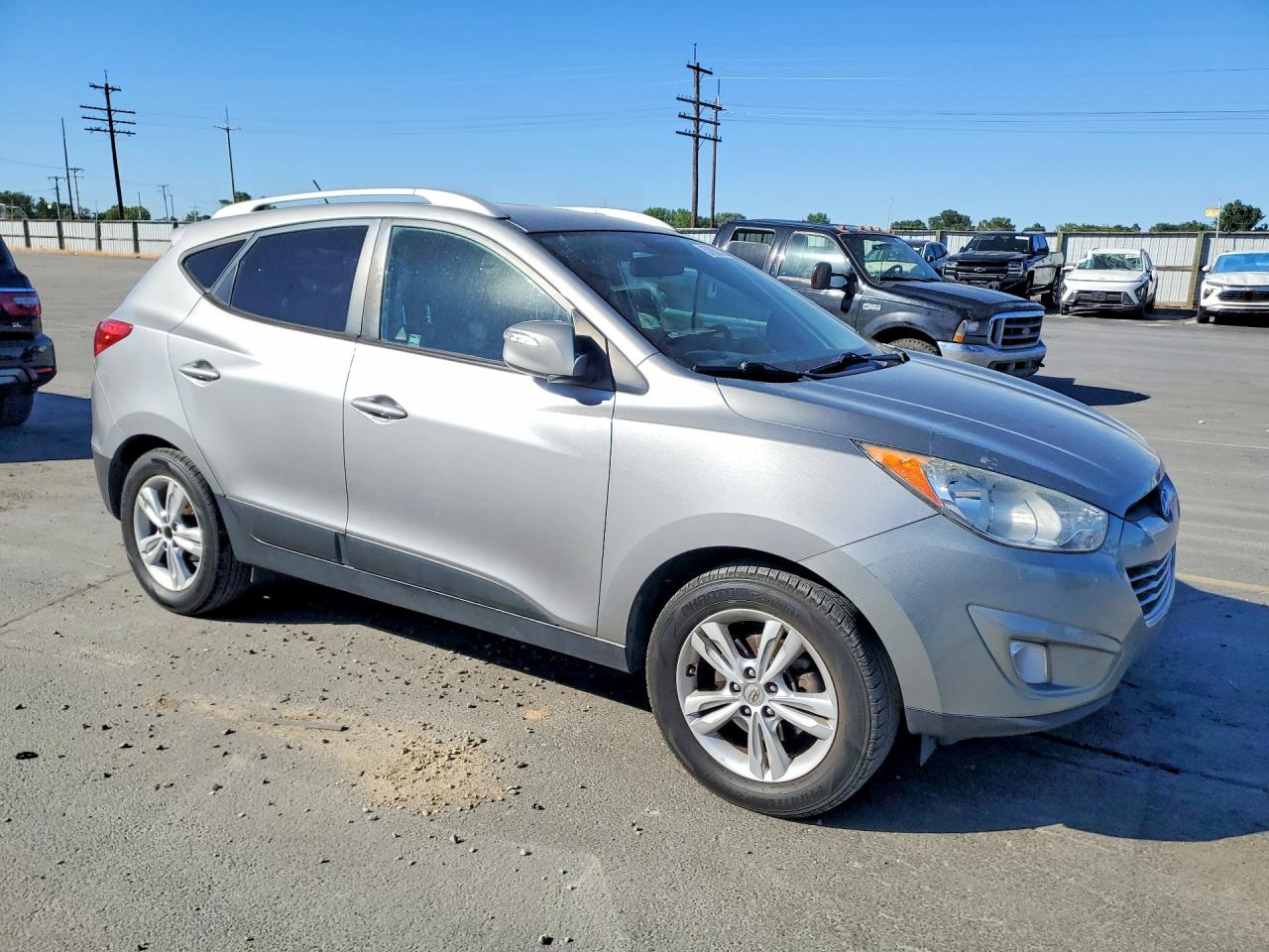 2013 Hyundai Tucson Gls Silver vin: KM8JU3AC5DU638340