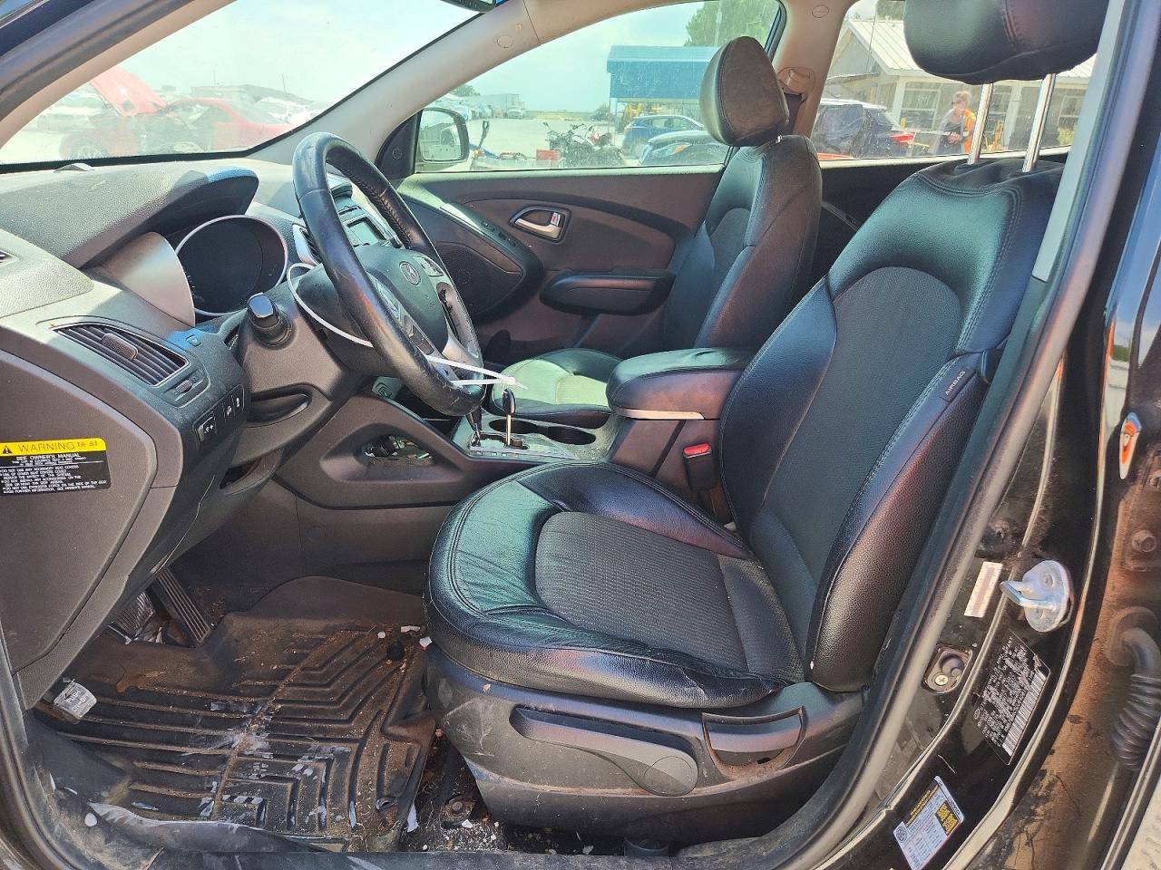 2013 Hyundai Tucson Gls Black vin: KM8JU3AC5DU640816