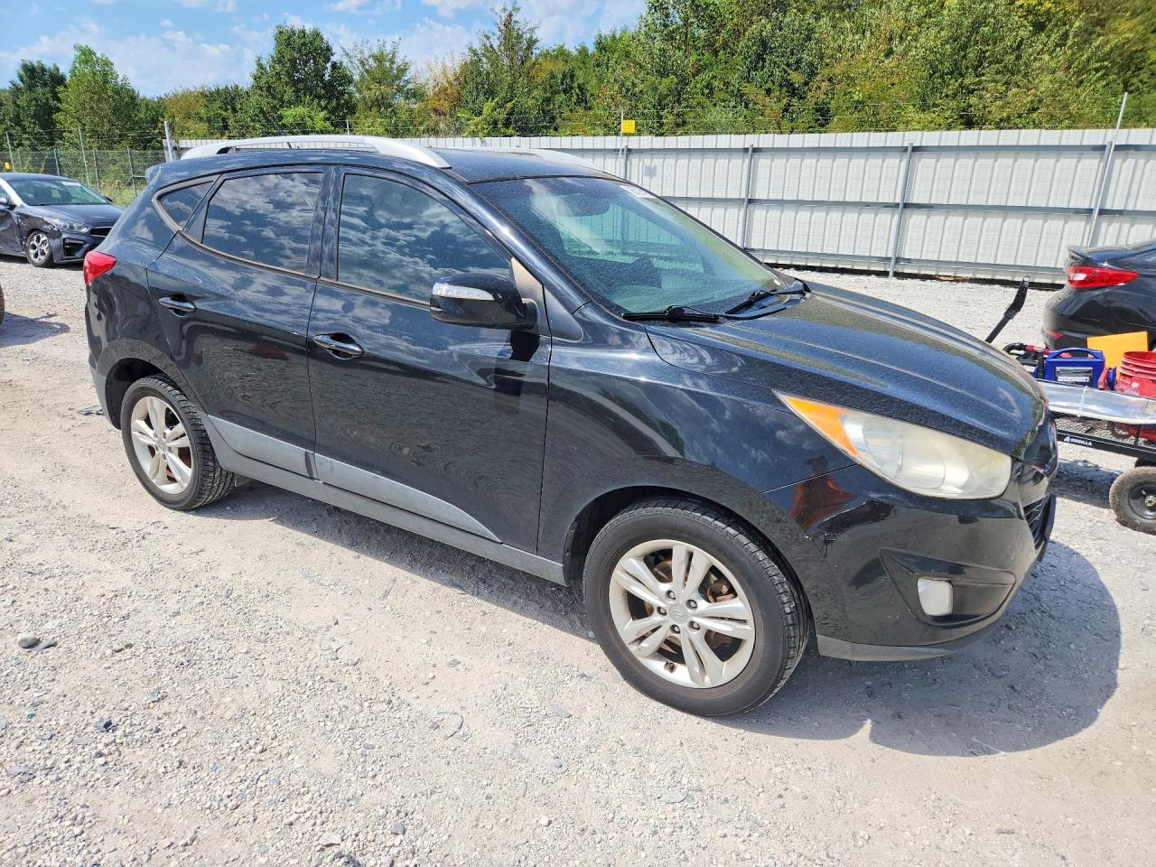 2013 Hyundai Tucson Gls Black vin: KM8JU3AC5DU640816