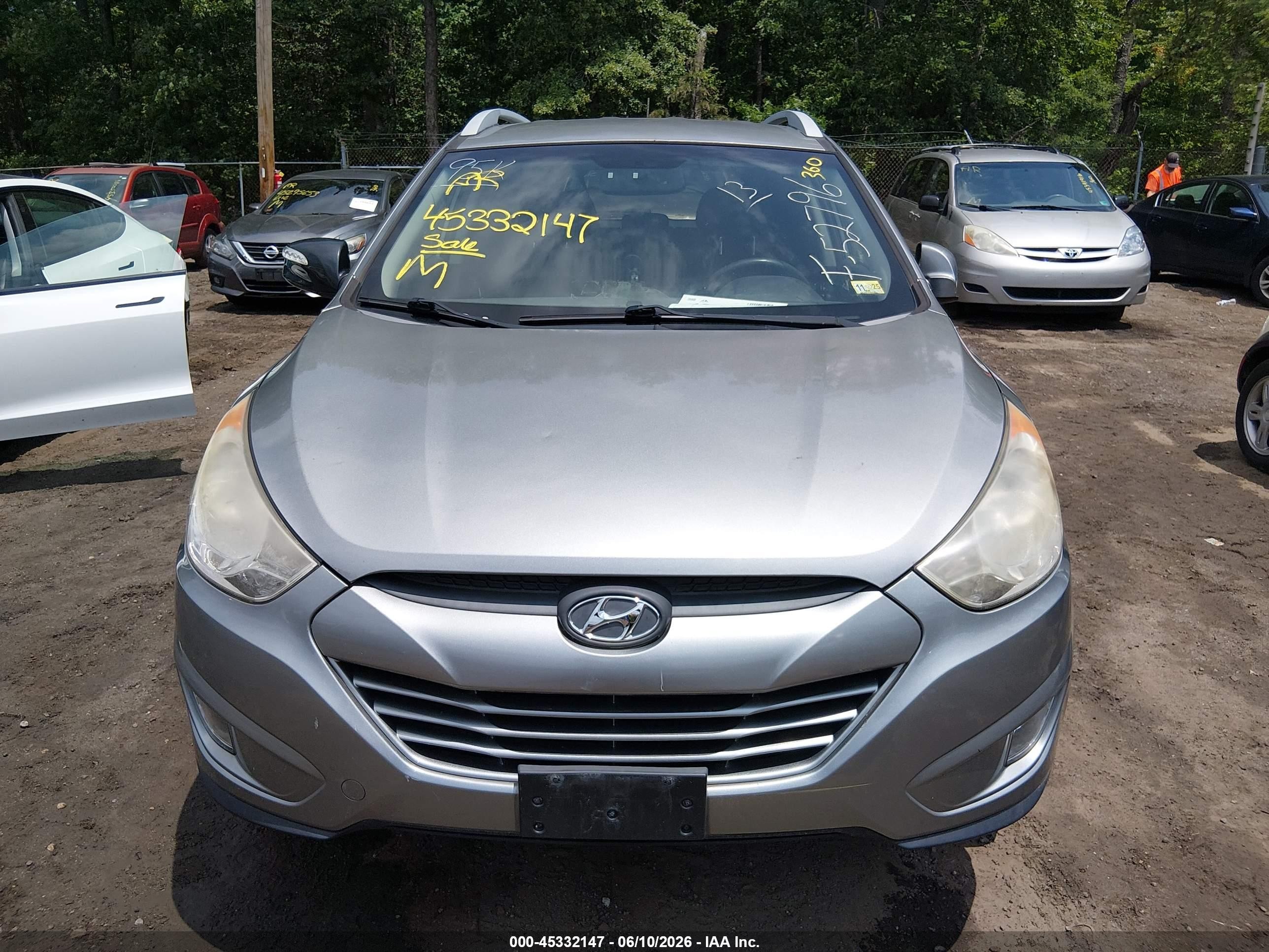 2013 Hyundai Tucson Gls Silver vin: KM8JU3AC5DU659298