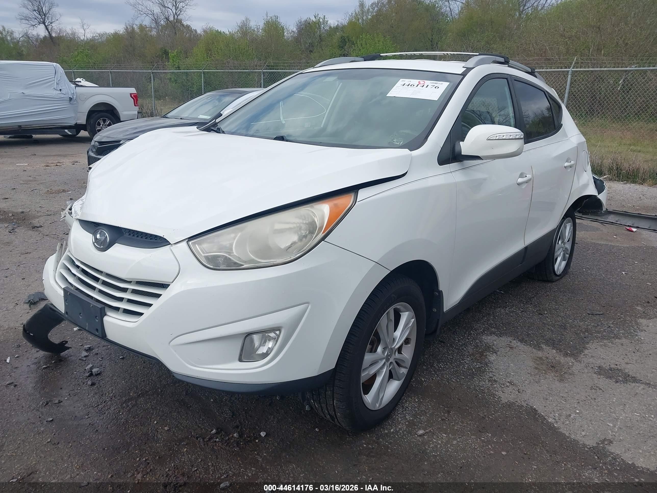 2013 Hyundai Tucson Gls Белый vin: KM8JU3AC5DU663030