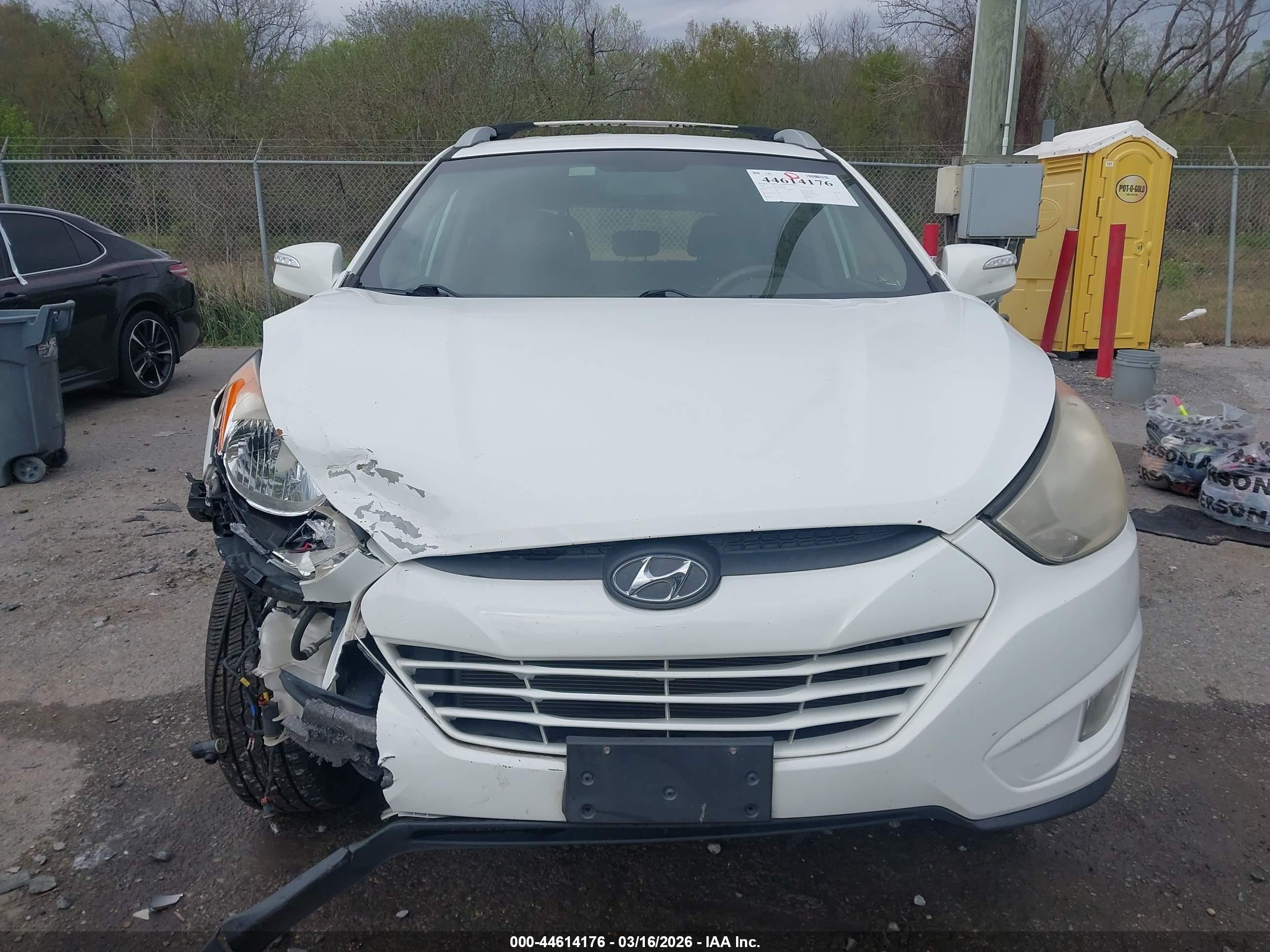 2013 Hyundai Tucson Gls Белый vin: KM8JU3AC5DU663030
