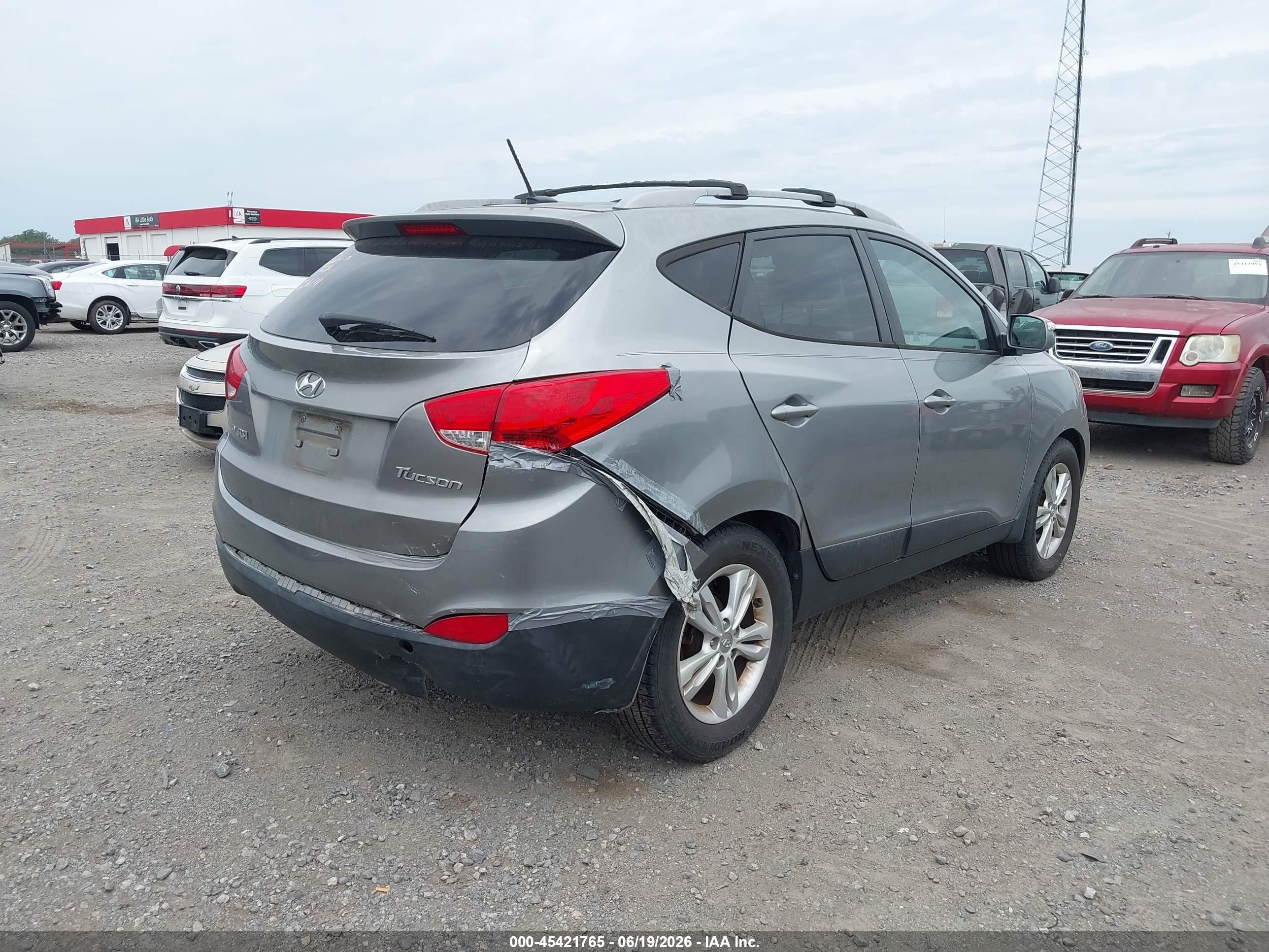 2013 Hyundai Tucson Gls Серый vin: KM8JU3AC5DU667904